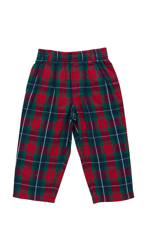 pink chicken boys jackson pant in red.