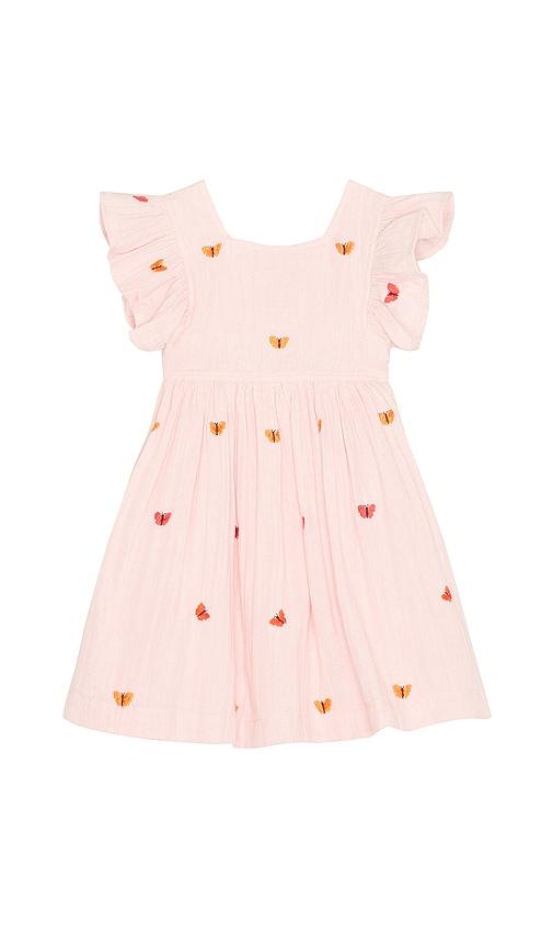 pink chicken girls elsie dress in pink.