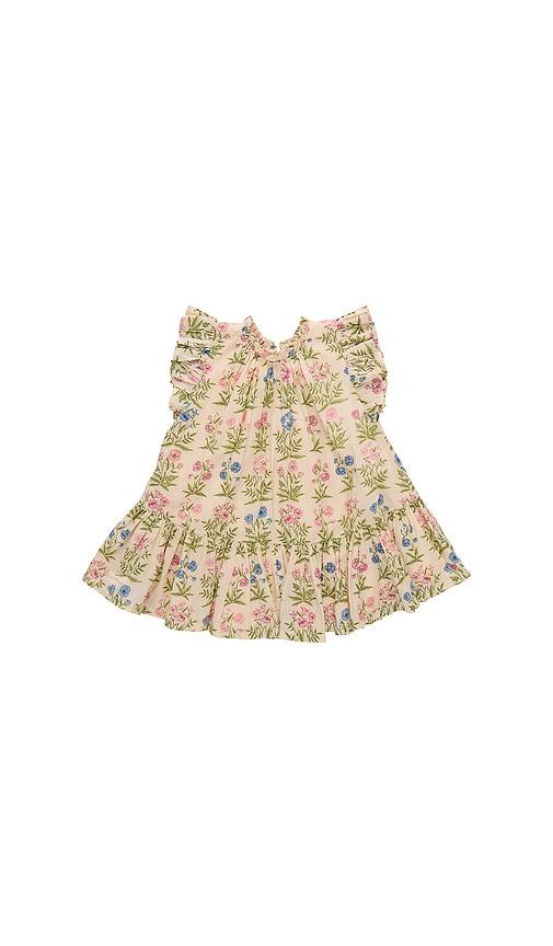 pink chicken girls harper dress in yellow.