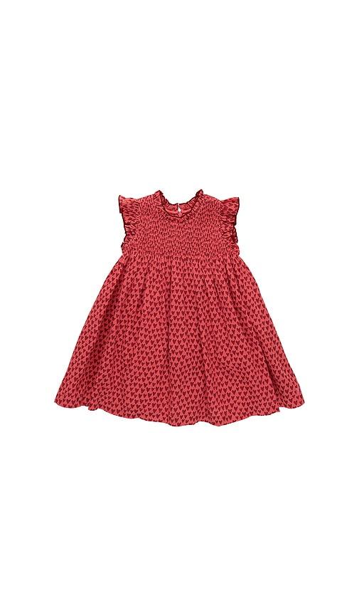 pink chicken girls stevie dress in red.