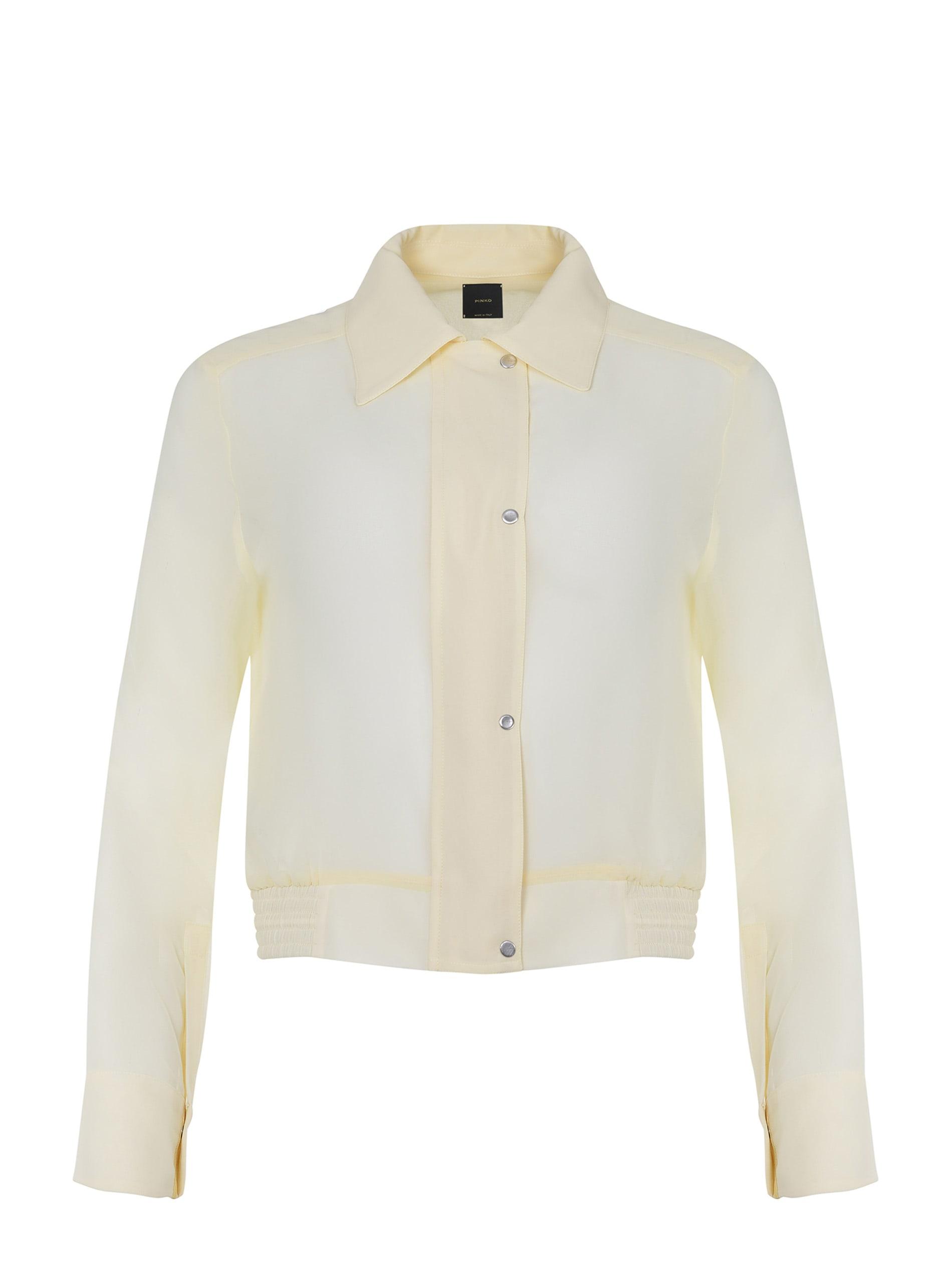 pinko "cin cin" shirt made of polyester.