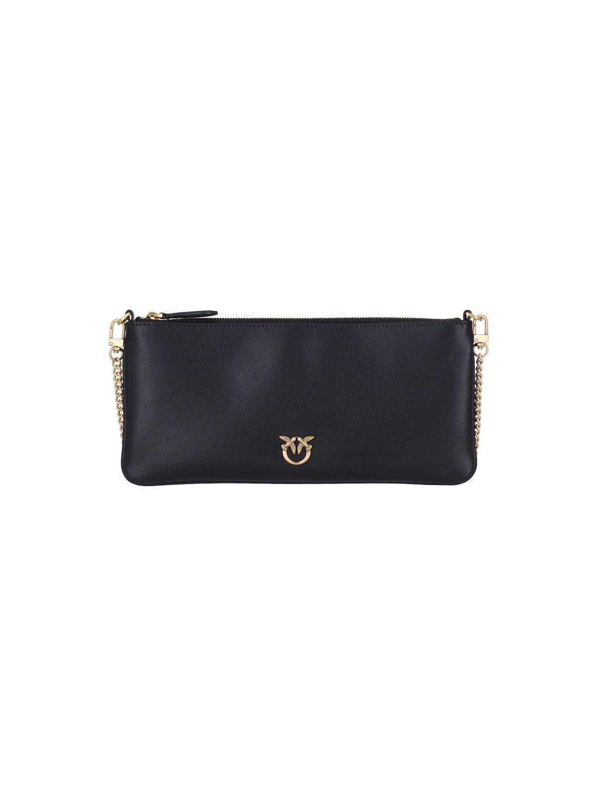 pinko "horizontal flat" crossbody bag