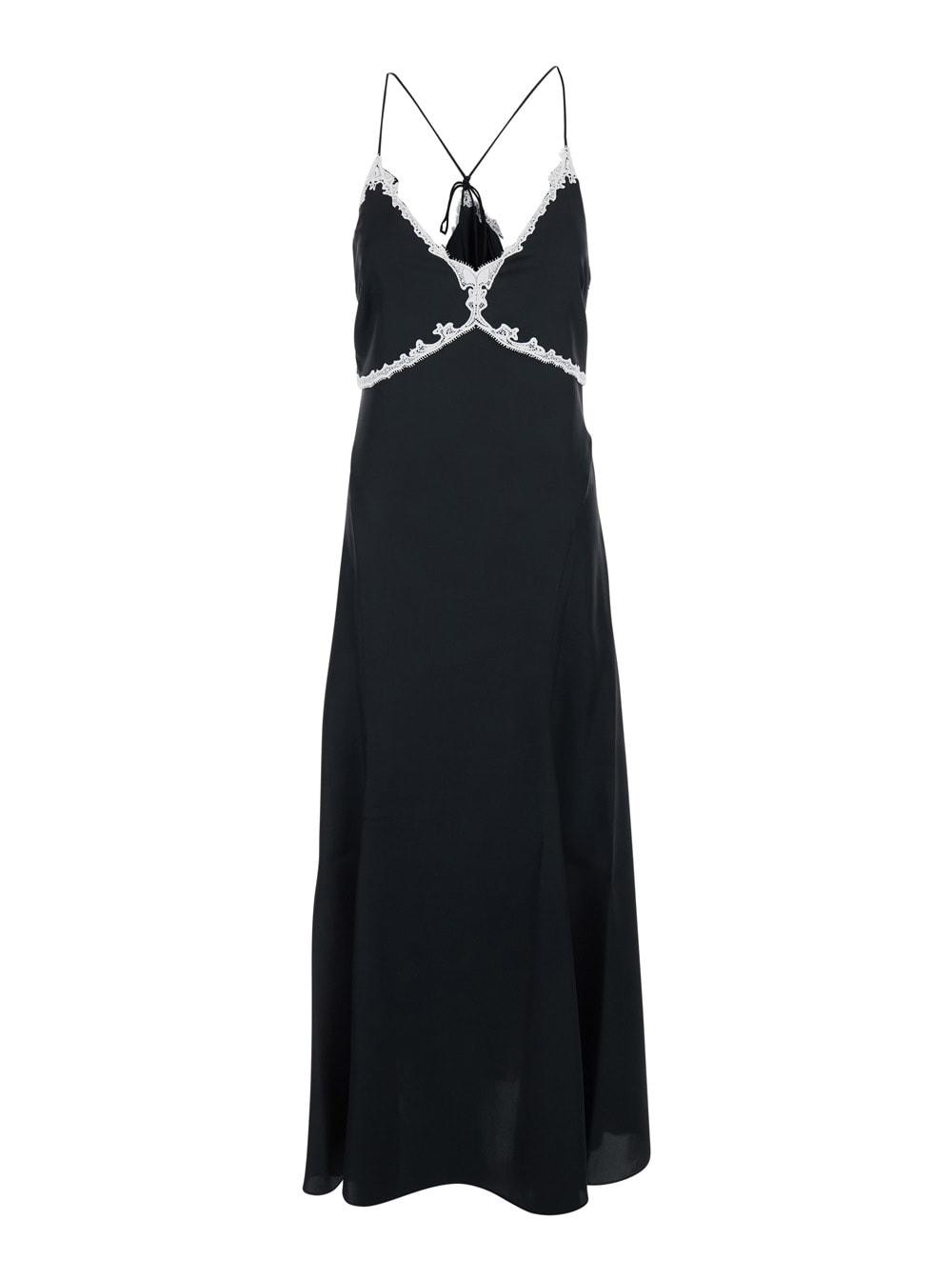 pinko albino dress fluid twill black