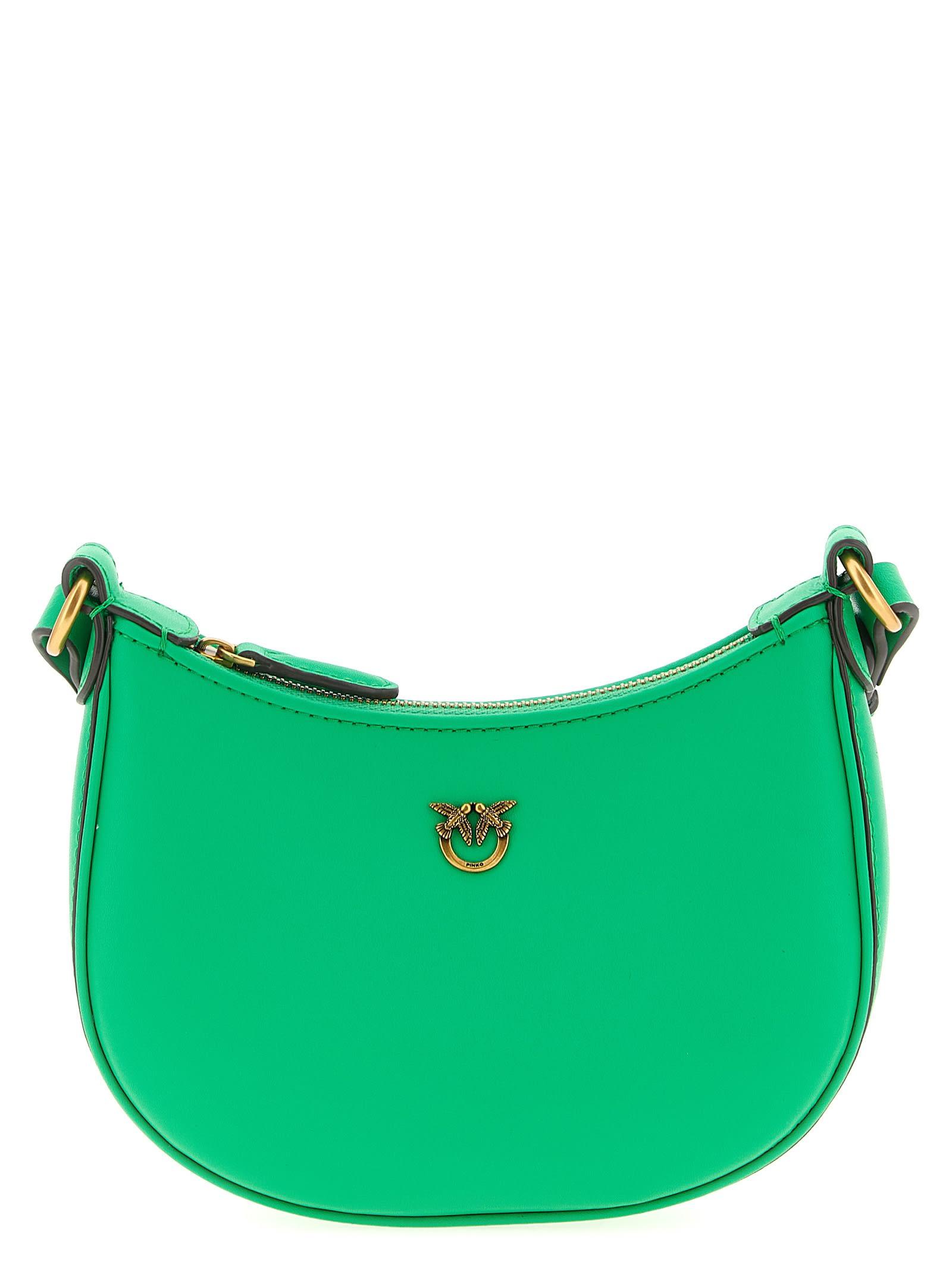 pinko baby half moon shoulder bag