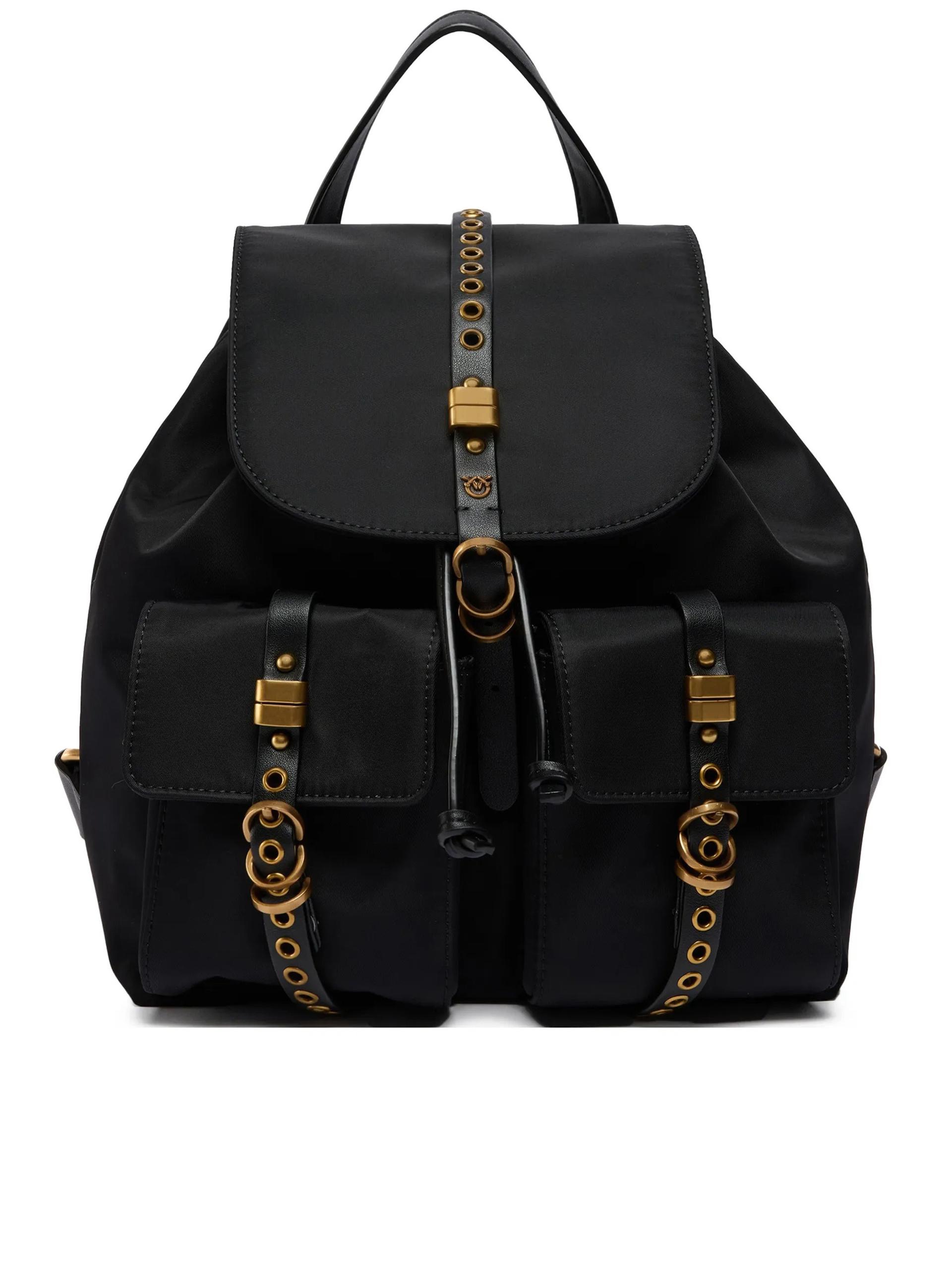 pinko backpack classic black borsa - women