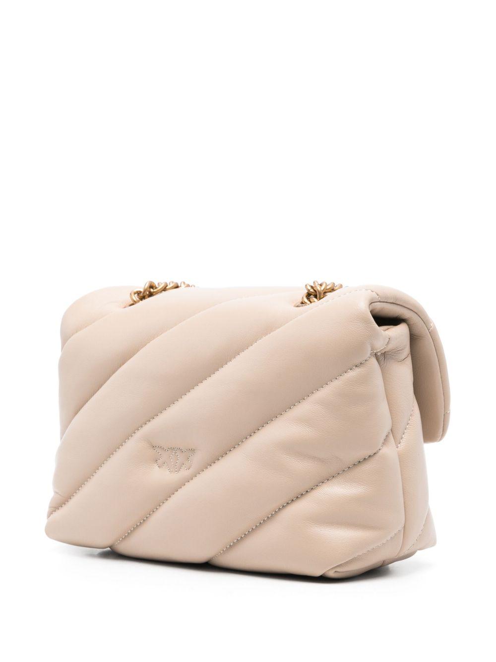pinko bags beige grigio lea - women
