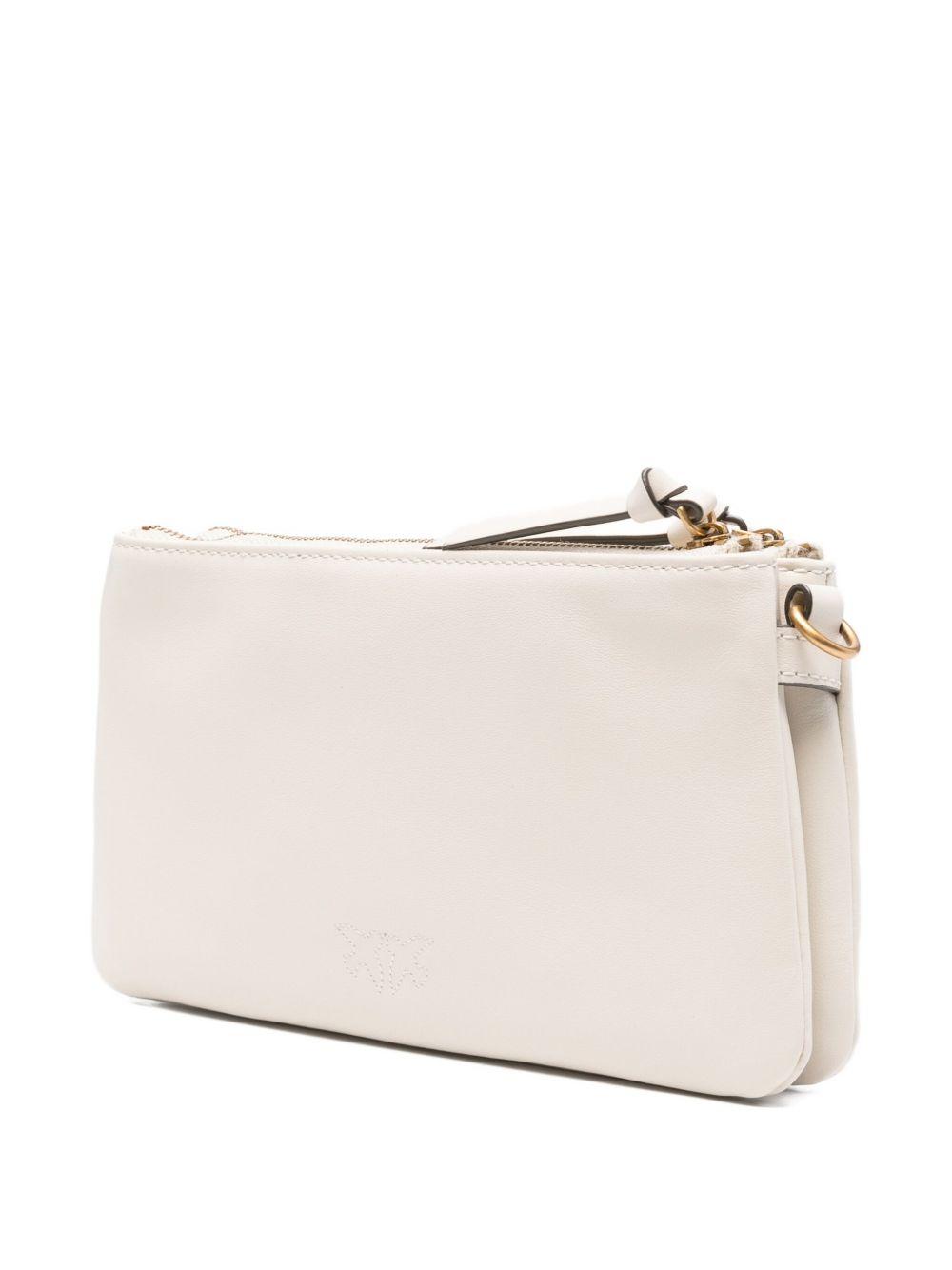 pinko bags bianco oro lea - women