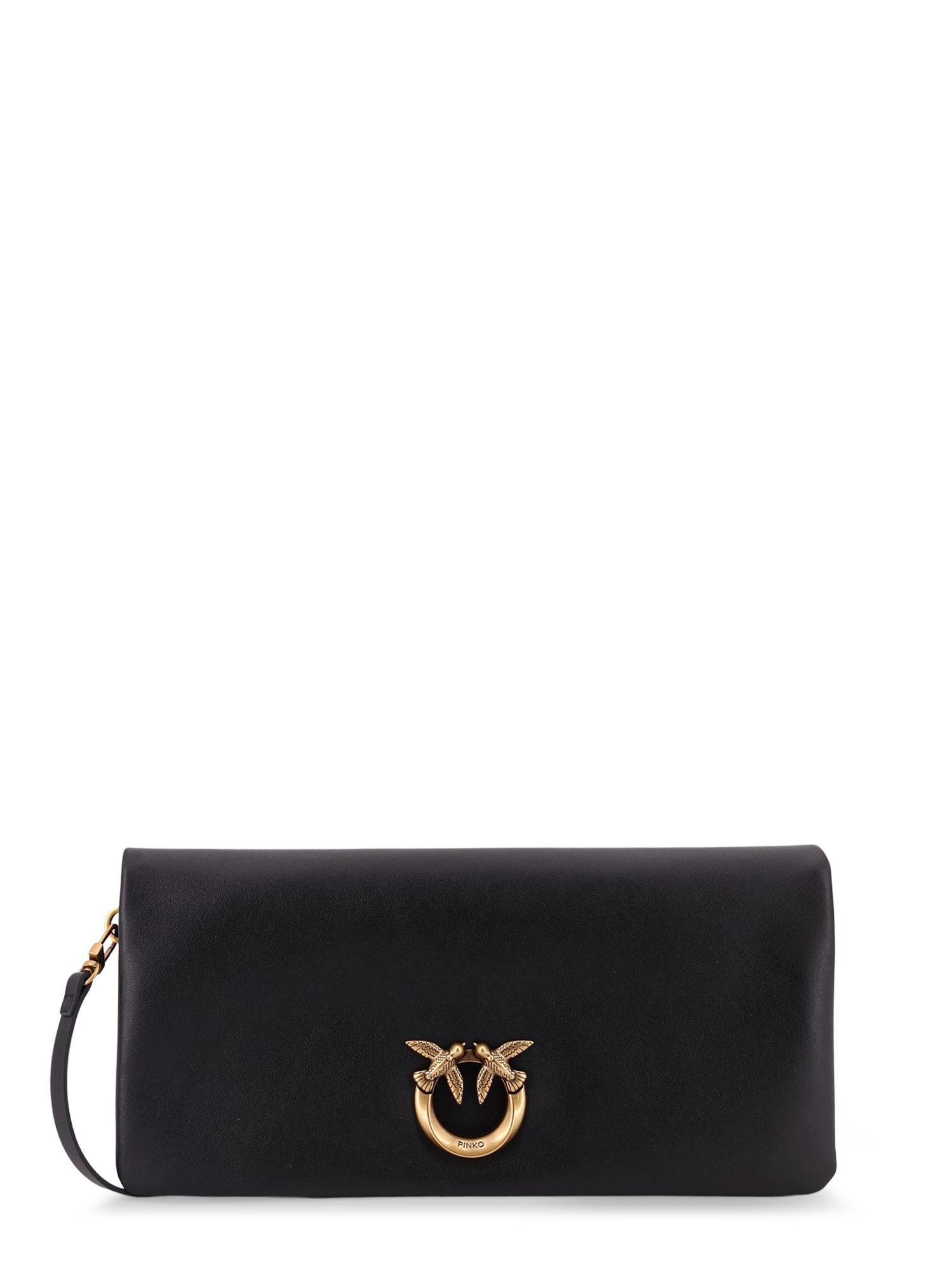 pinko bags black pelle - women