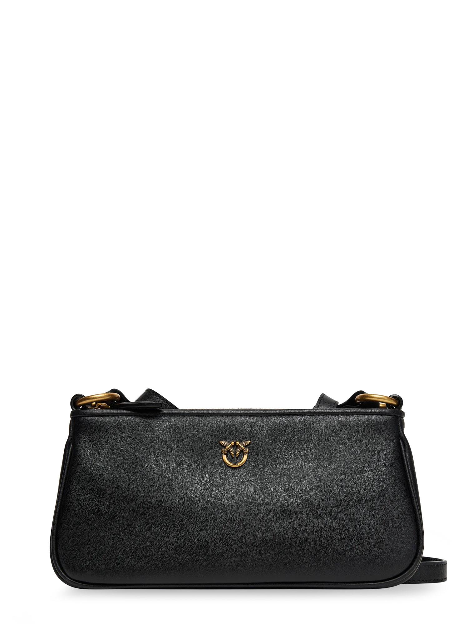 pinko bags black pelle - women