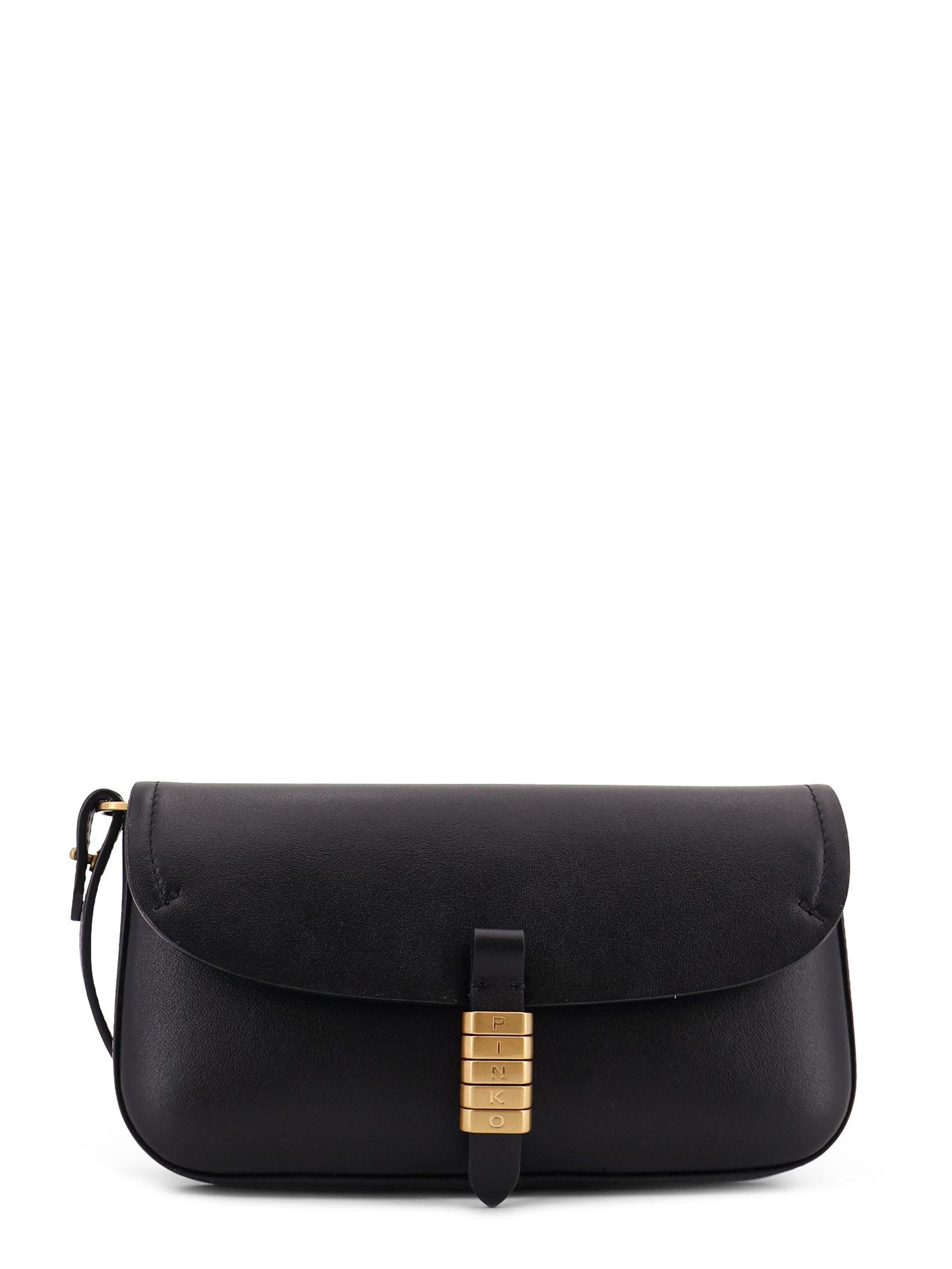 pinko bags black pelle - women