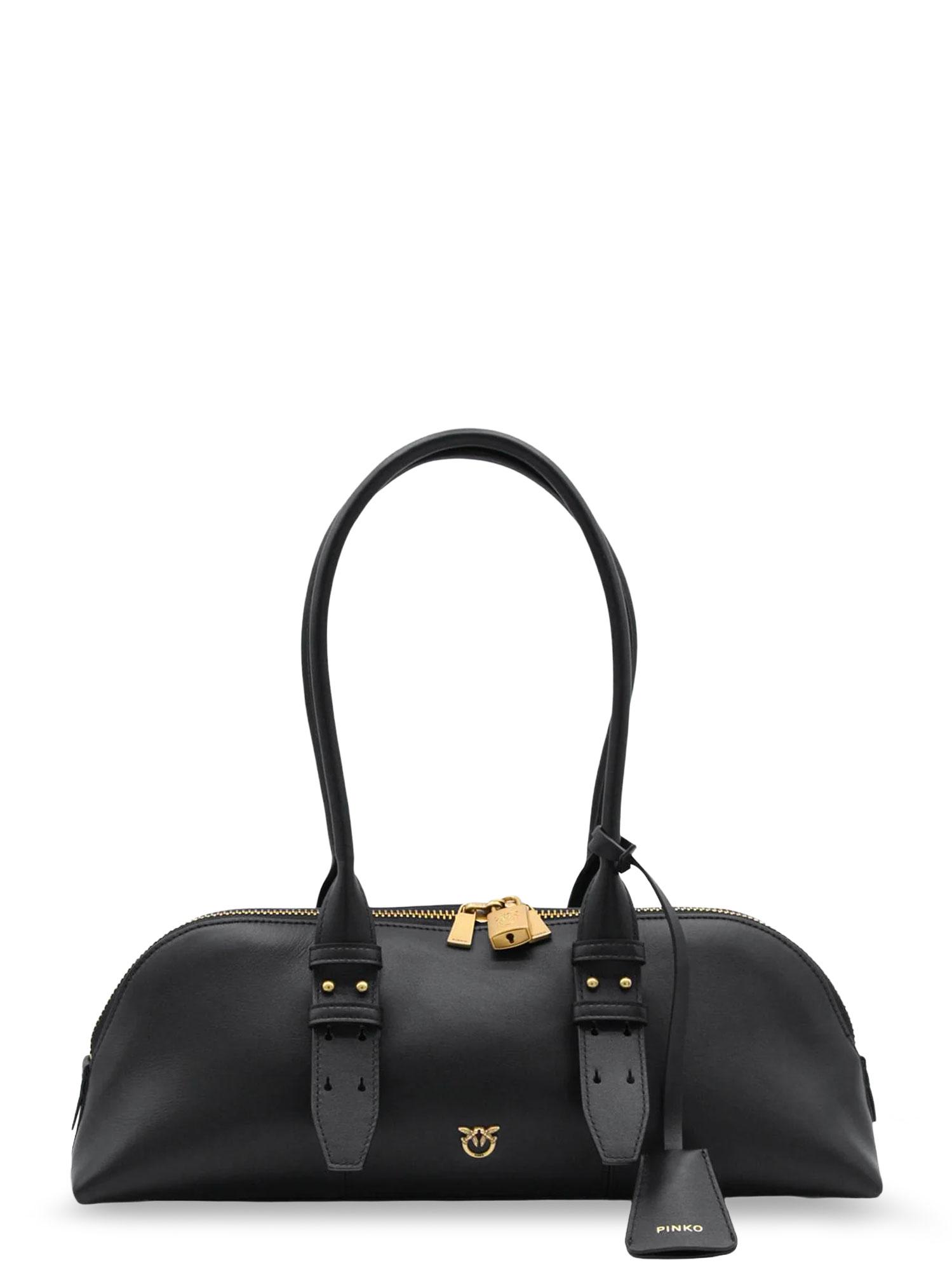 pinko bags black pelle - women