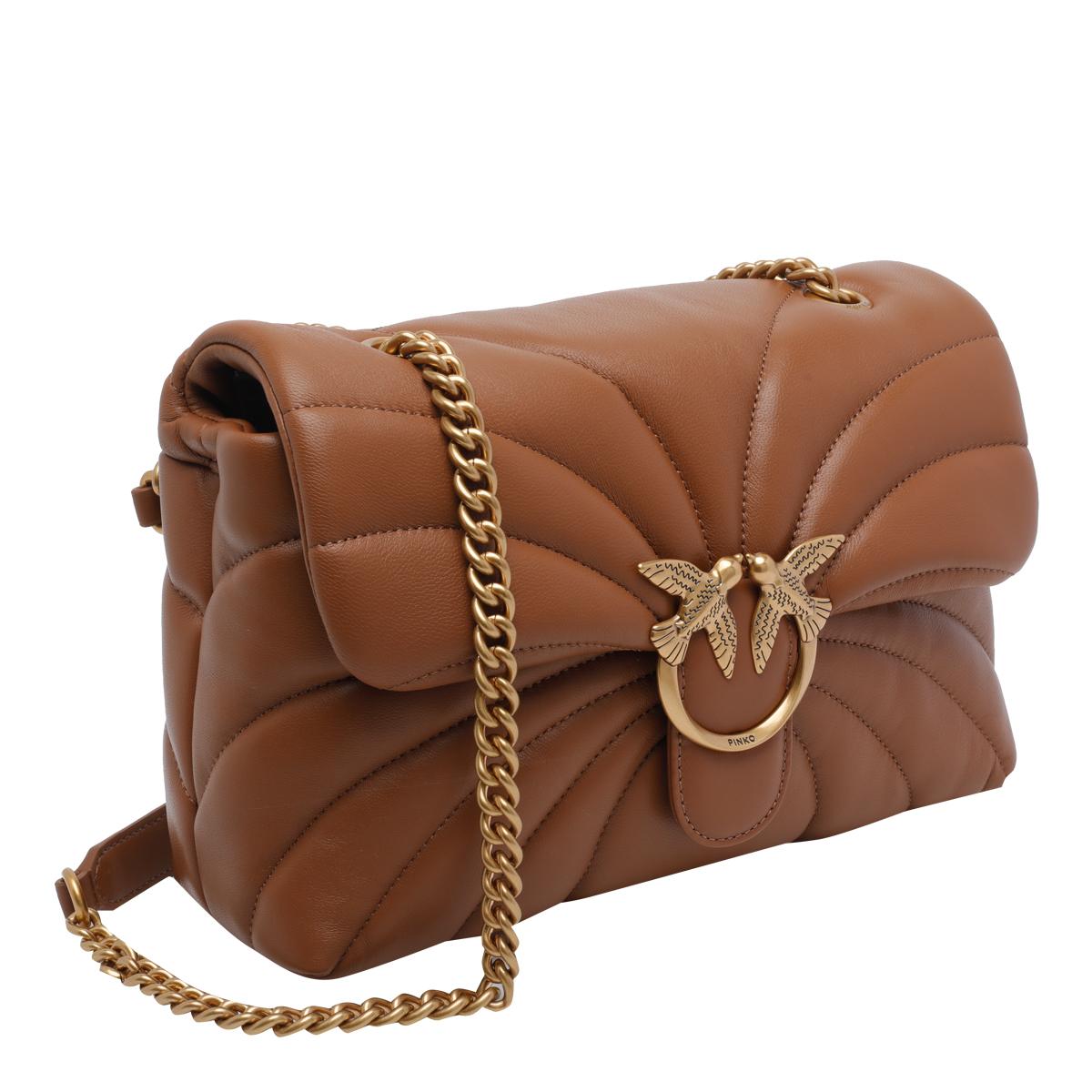 pinko bags brown sheep leather - women