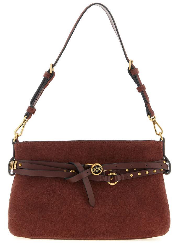 pinko bags burgundy oro - women