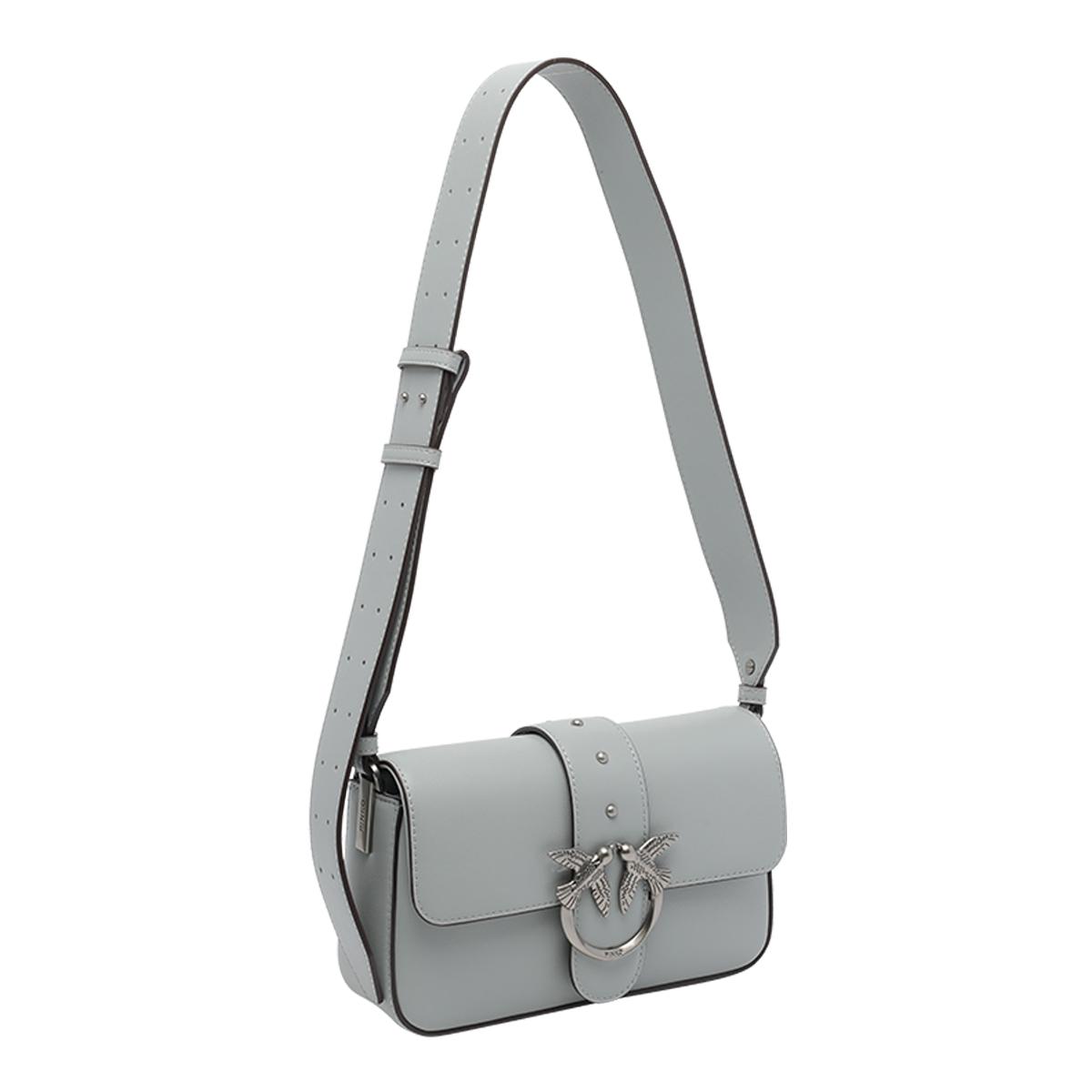 pinko bags grey calf leather - women