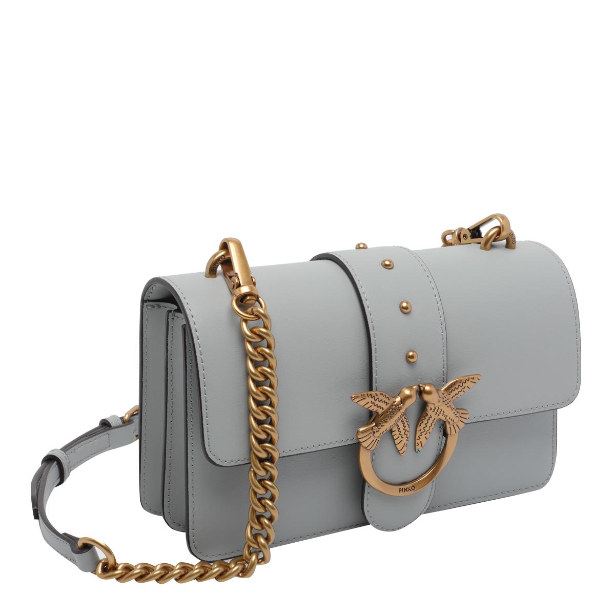 pinko bags grey calf leather - women