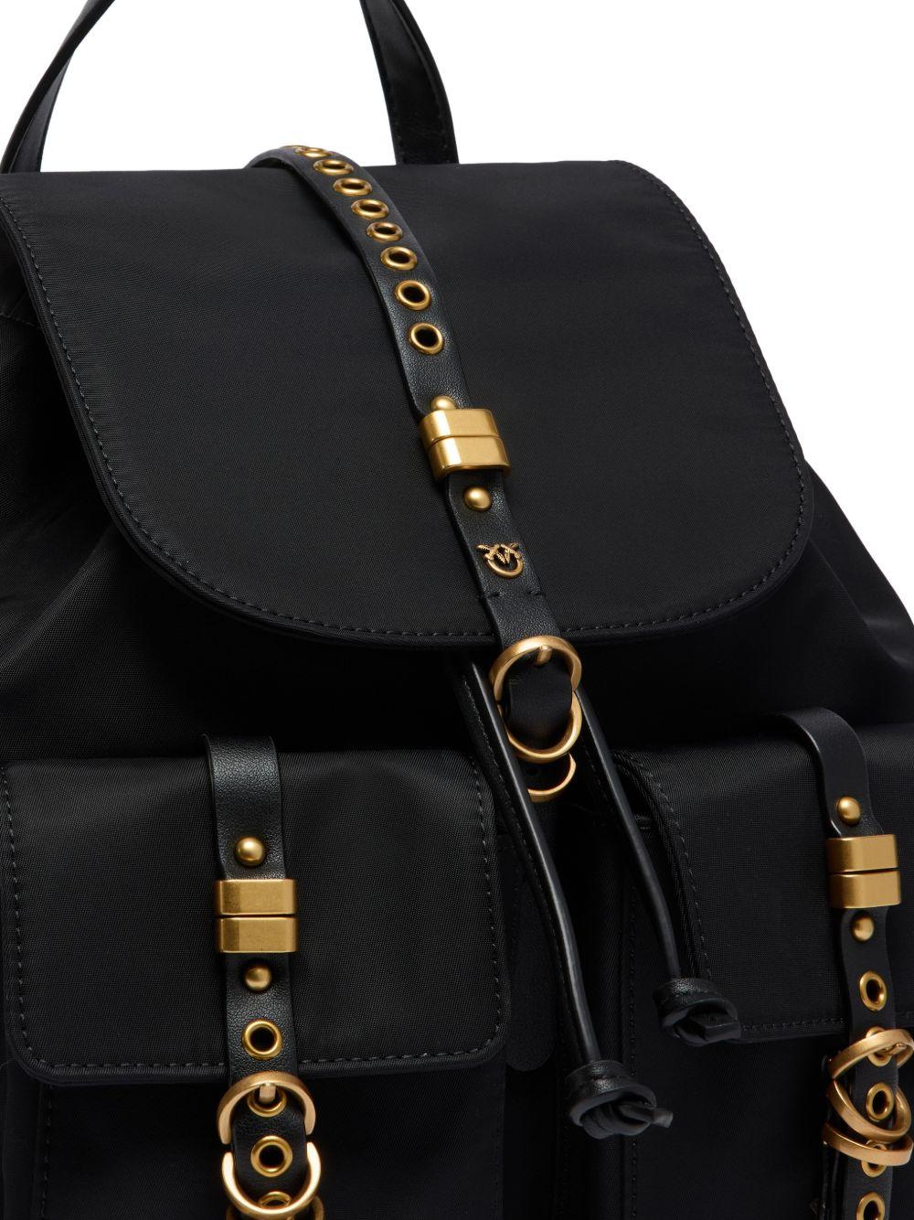 pinko bags nero oro - women