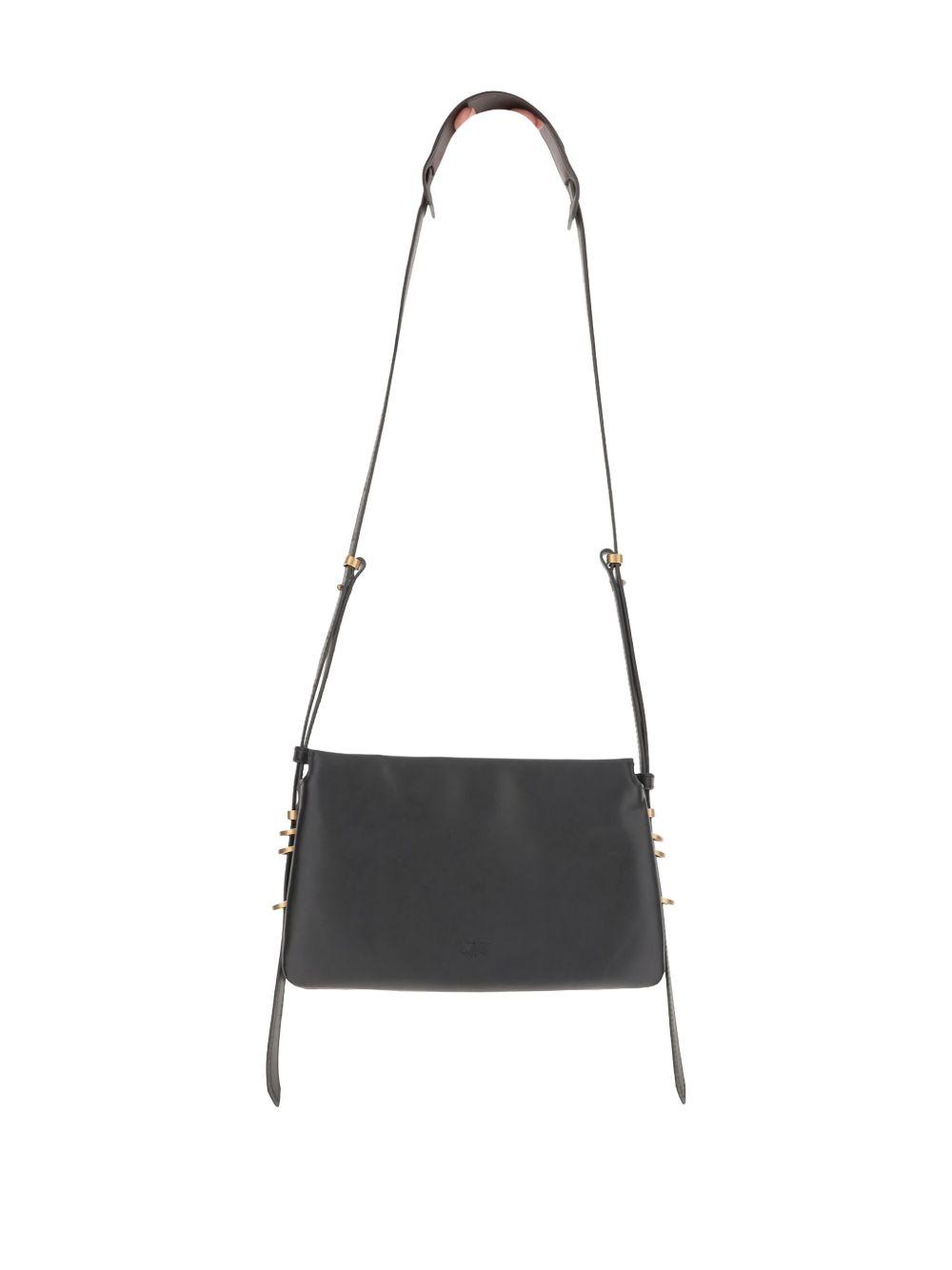 pinko bags nero oro lea - women