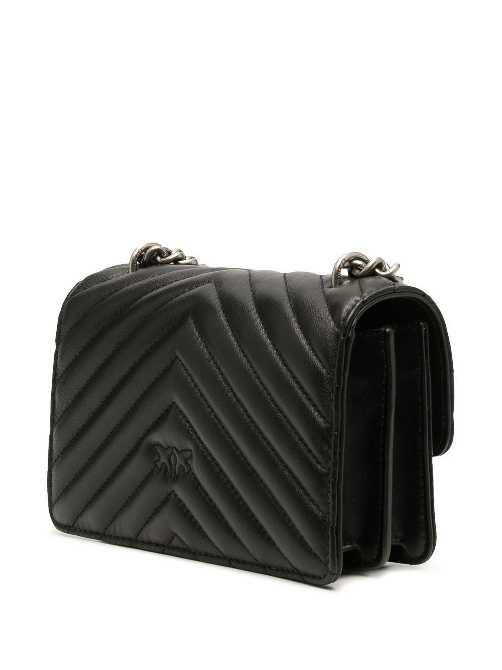 pinko bags nero silver lea - women