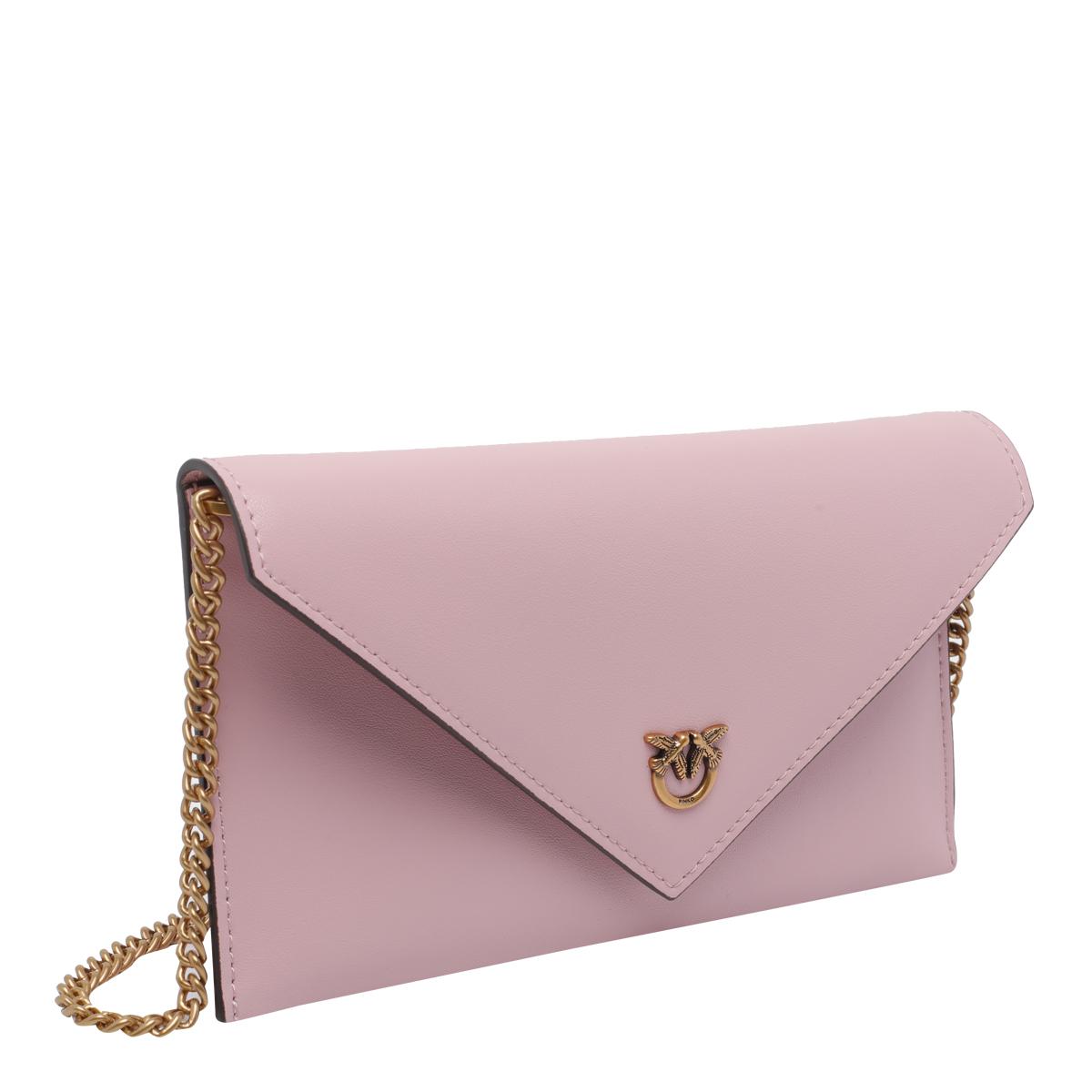 pinko bags pink calf leather - women