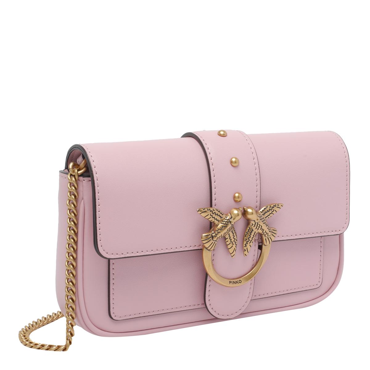 pinko bags pink calf leather - women