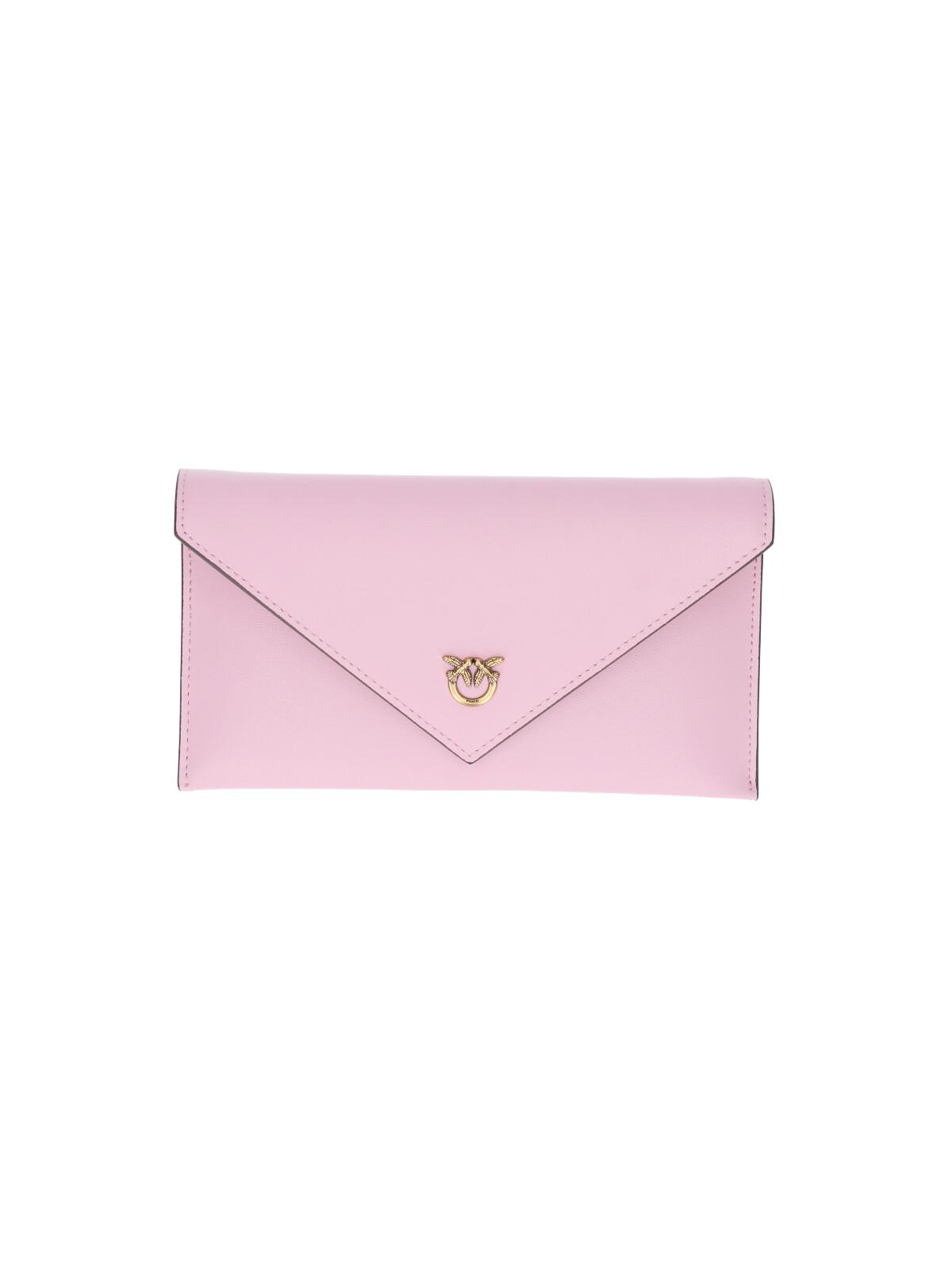 pinko bags pink leather - women