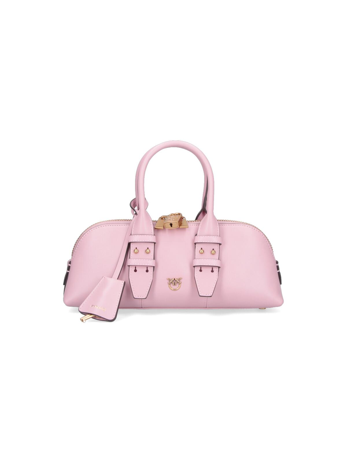 pinko bags pink leather - women