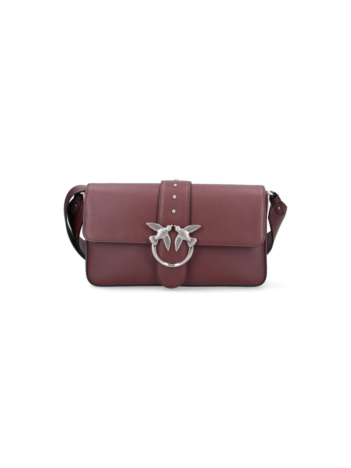 pinko bags red leather - women