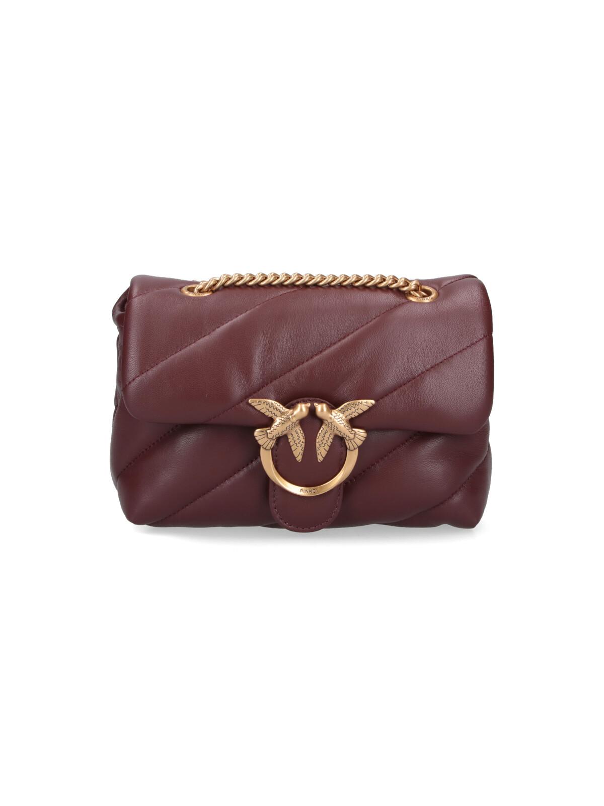 pinko bags red leather - women