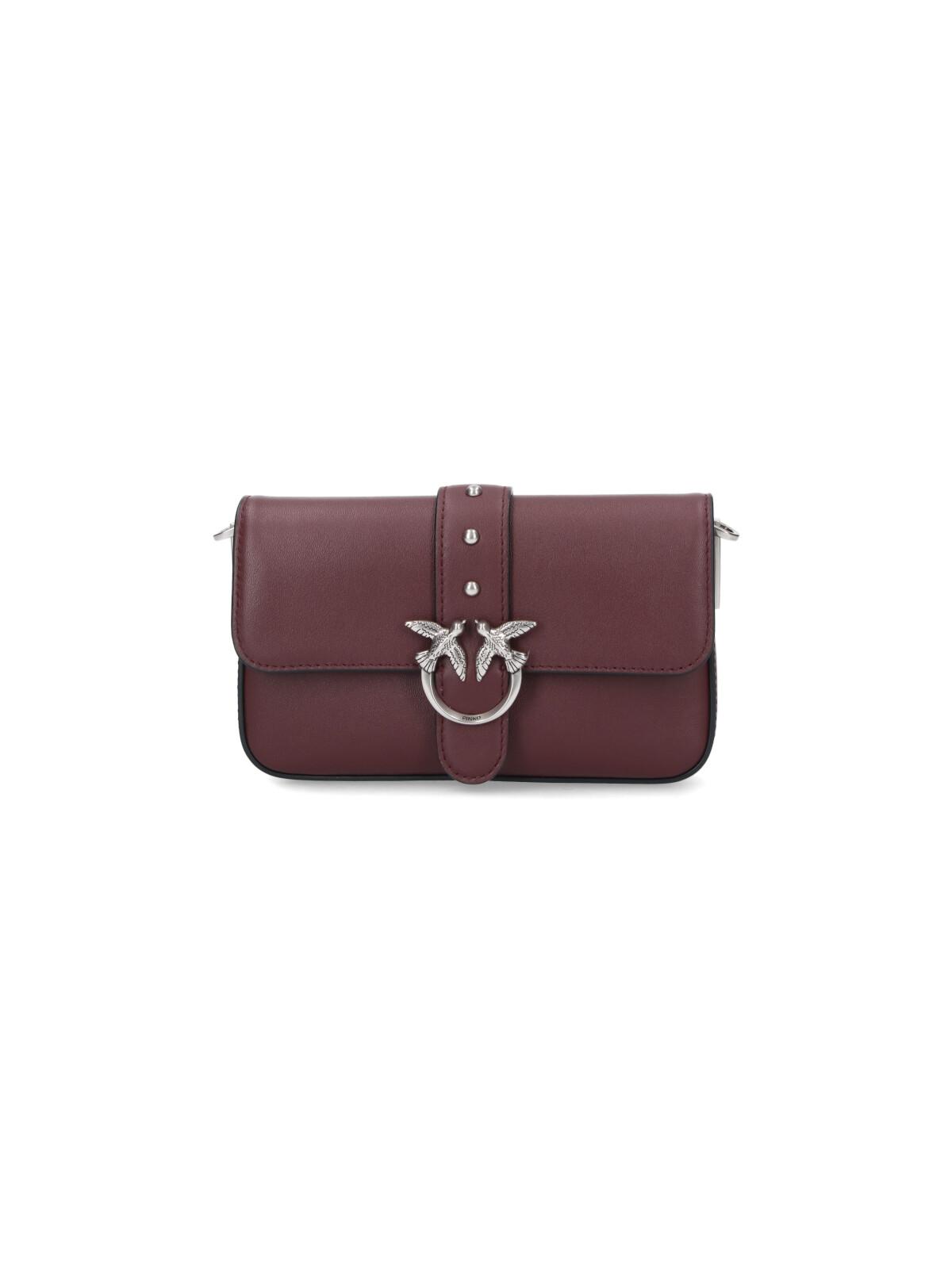 pinko bags red leather - women