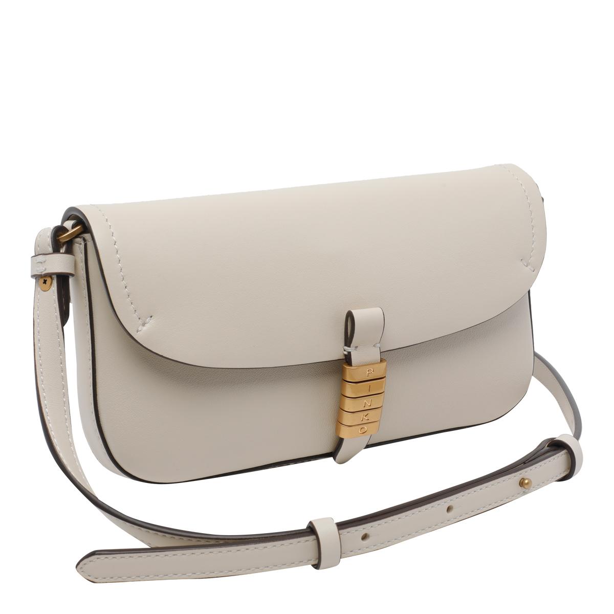 pinko bags white calf leather - women
