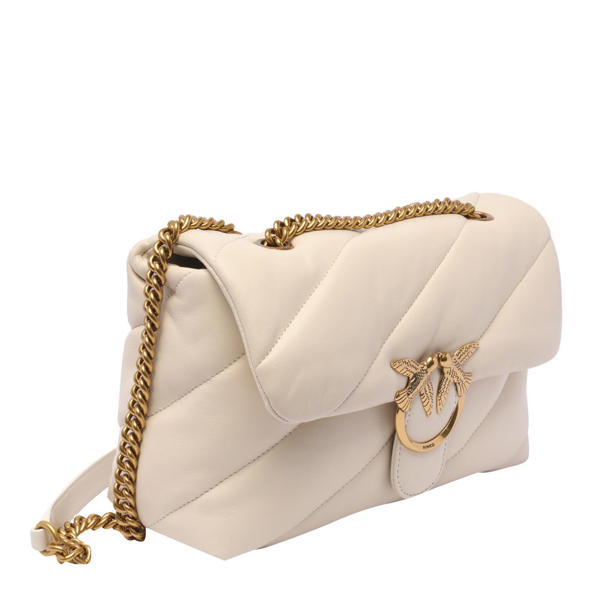 pinko bags white sheep leather - women