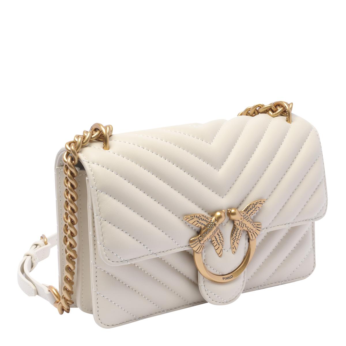 pinko bags white sheep leather - women