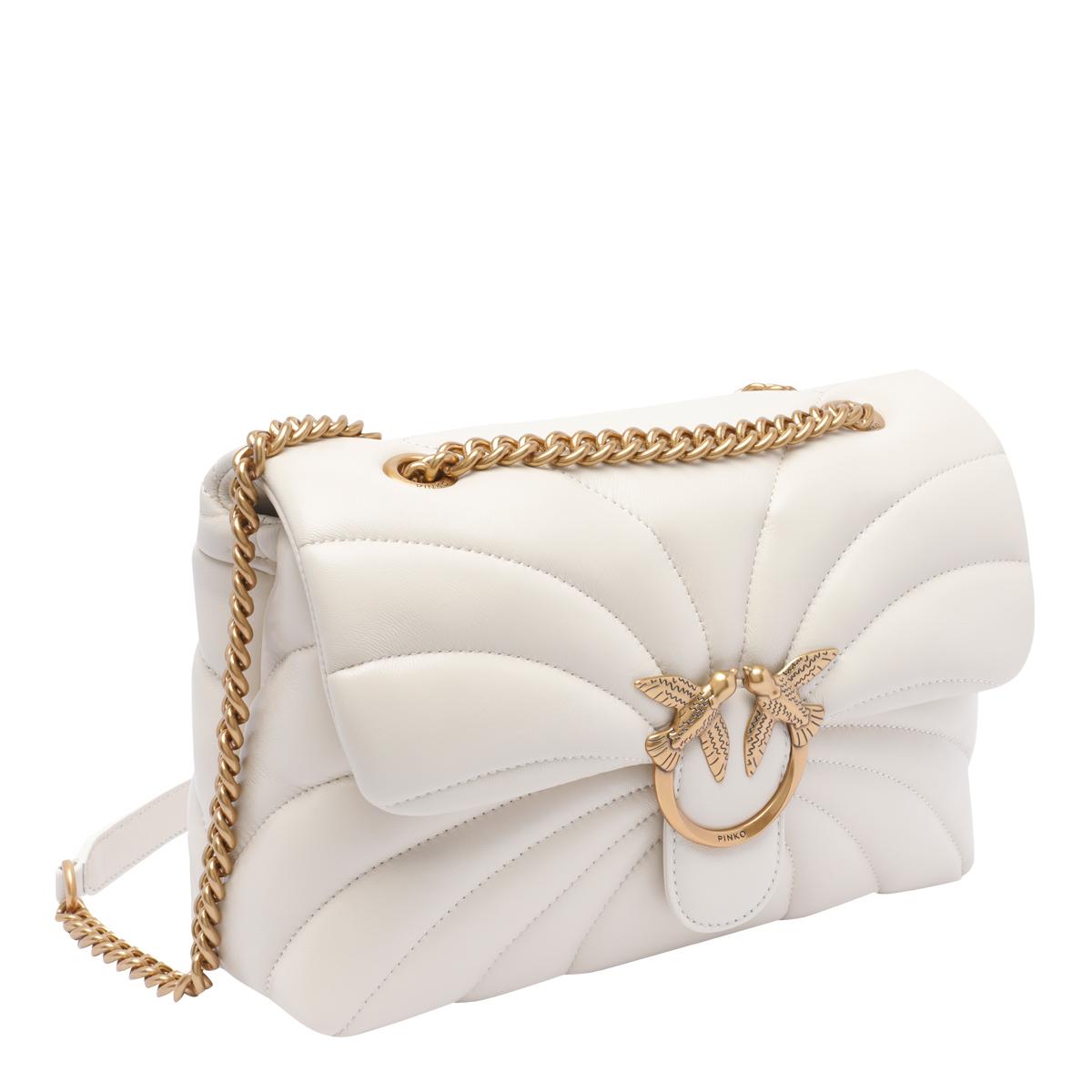 pinko bags white sheep leather - women