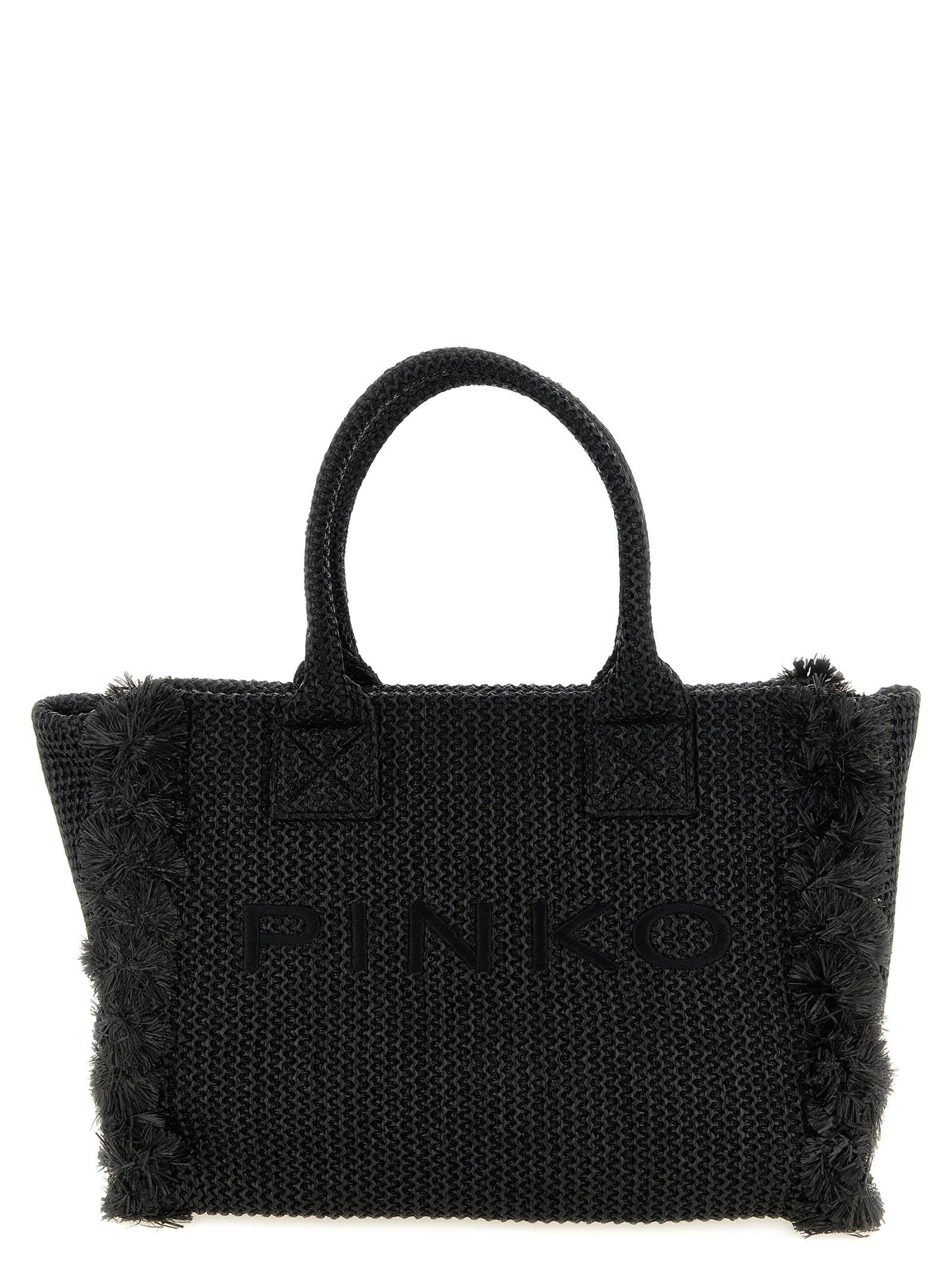 pinko beach large shopping bag