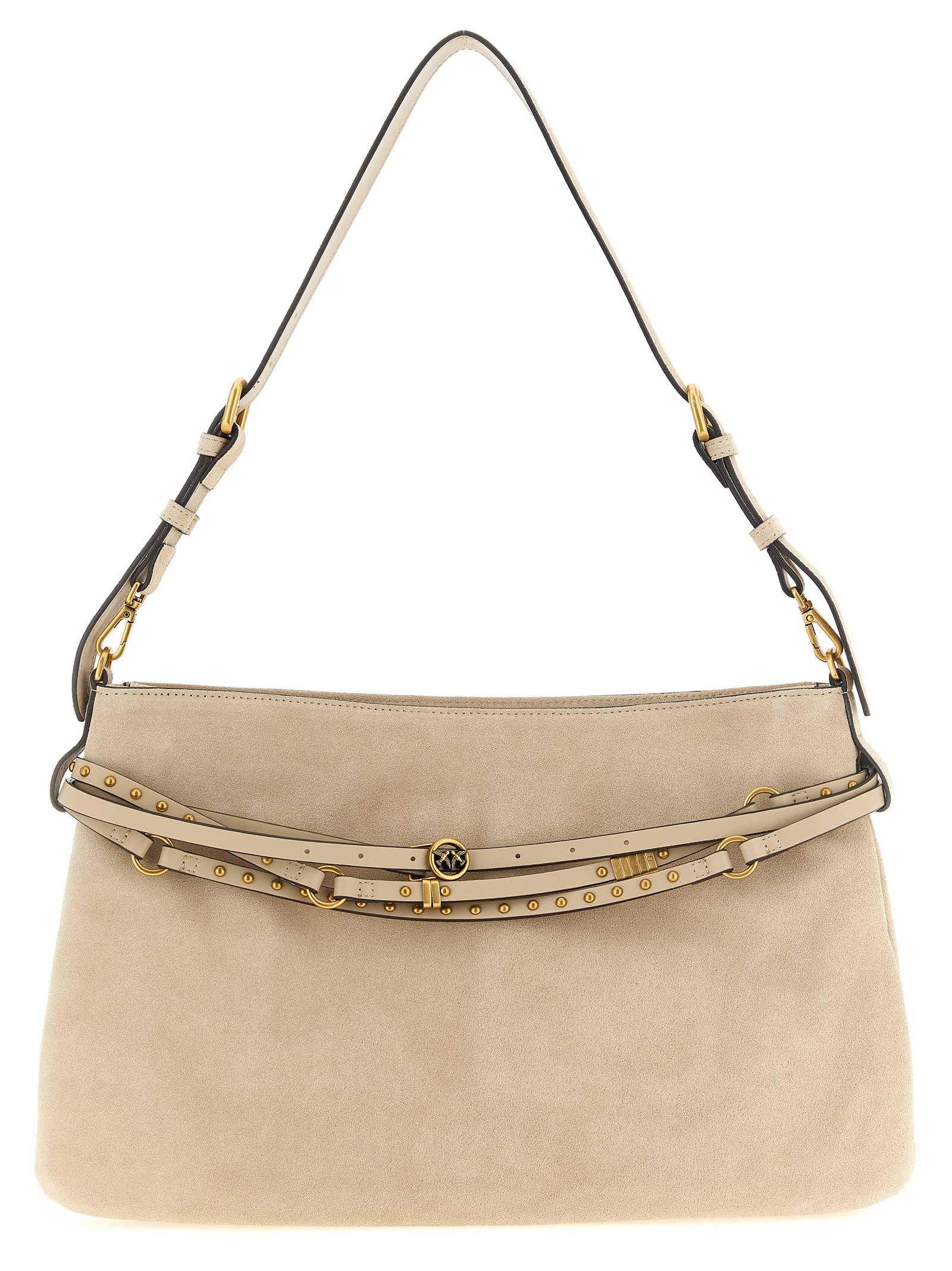pinko belt large shoulder bag