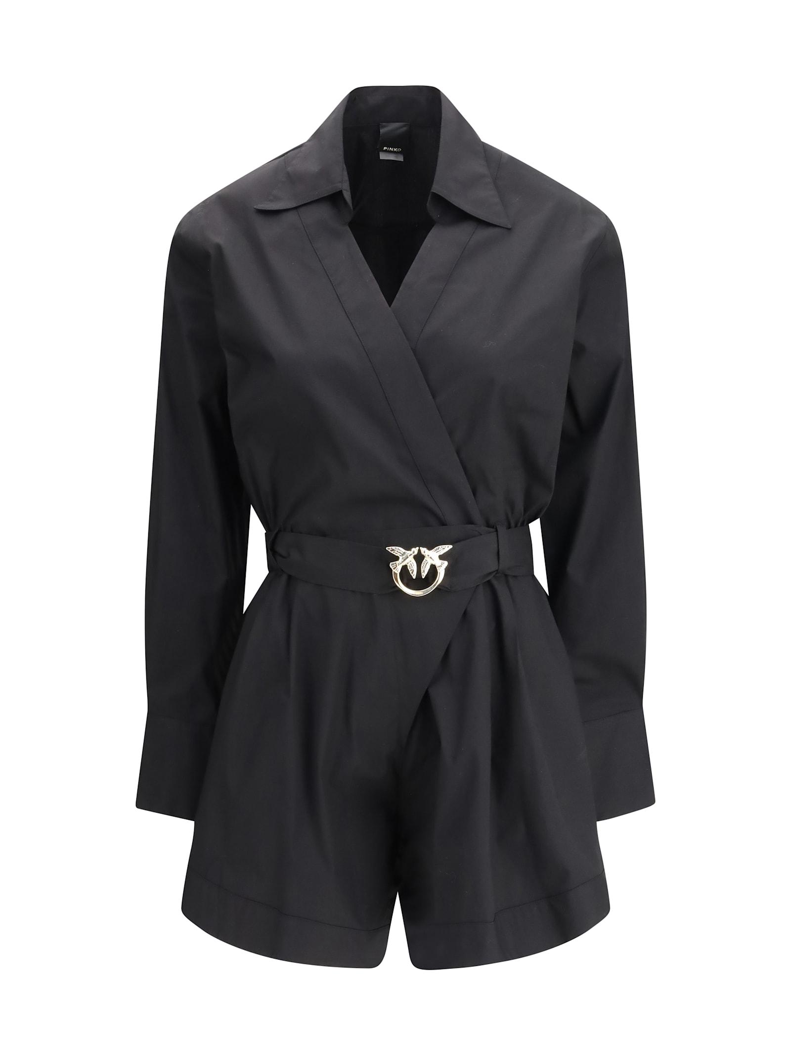 pinko belted jumpsuit