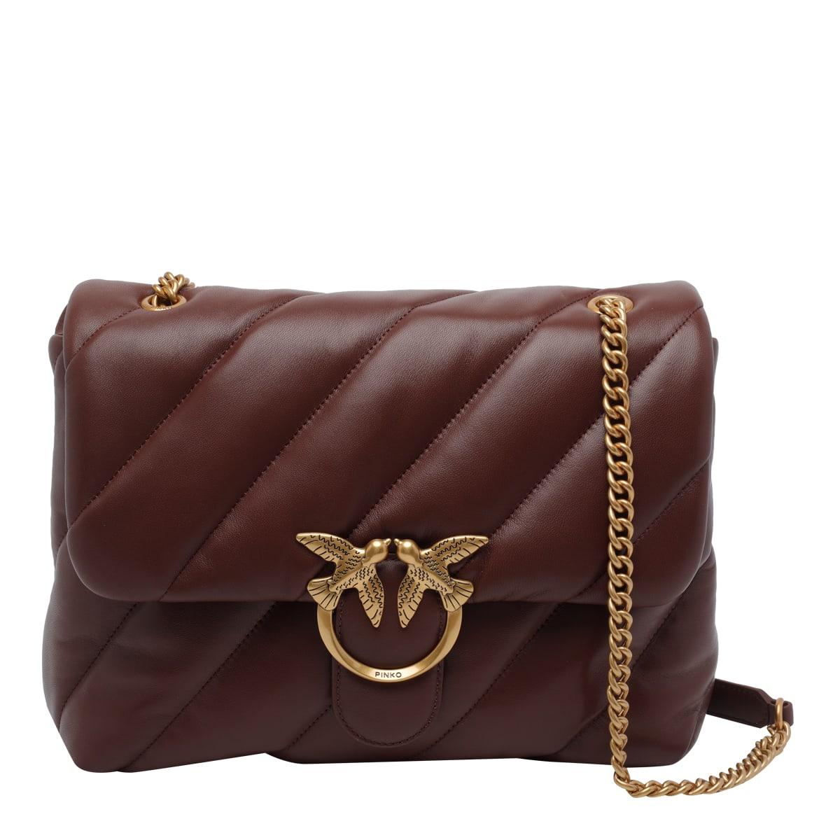 pinko big love puff crossbody bag