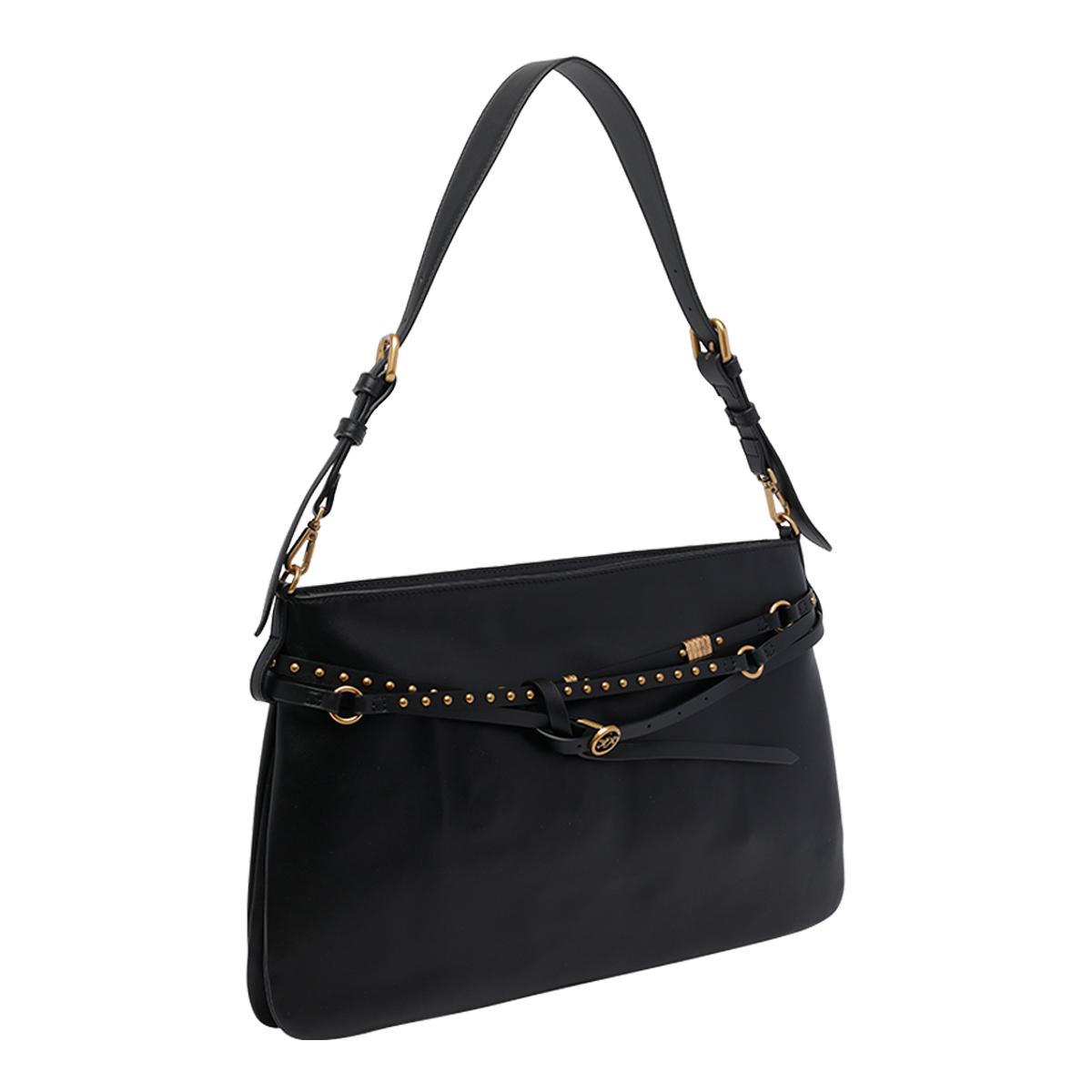 pinko black calf leather - women