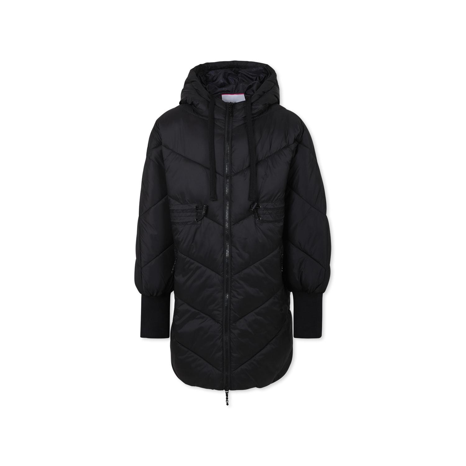 pinko black down jacket for girl