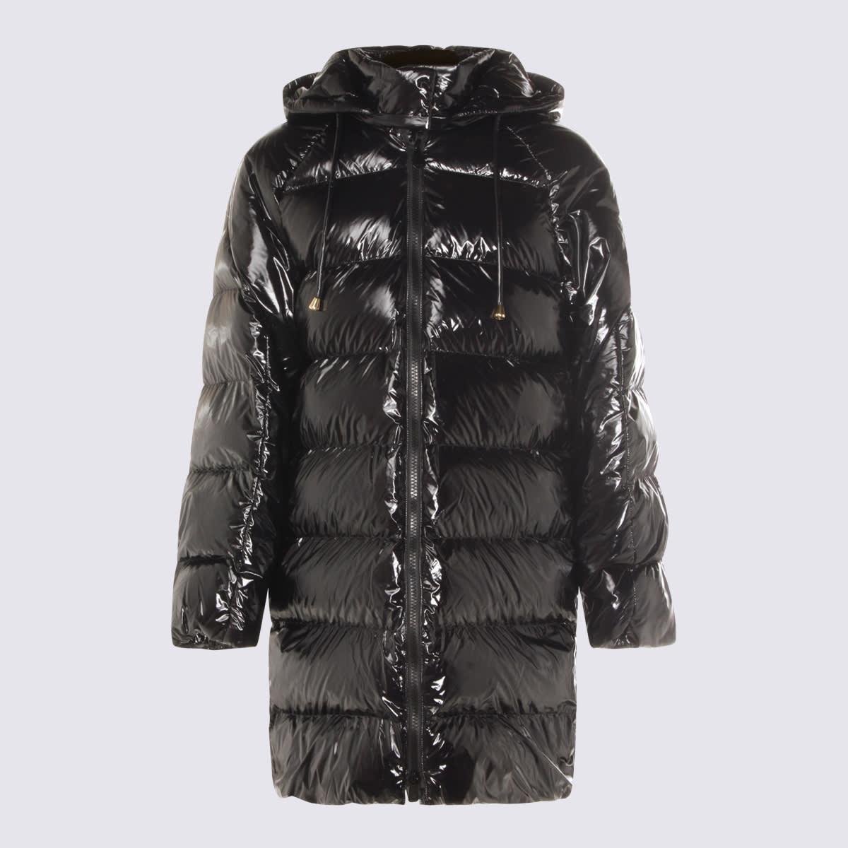 pinko black down jacket