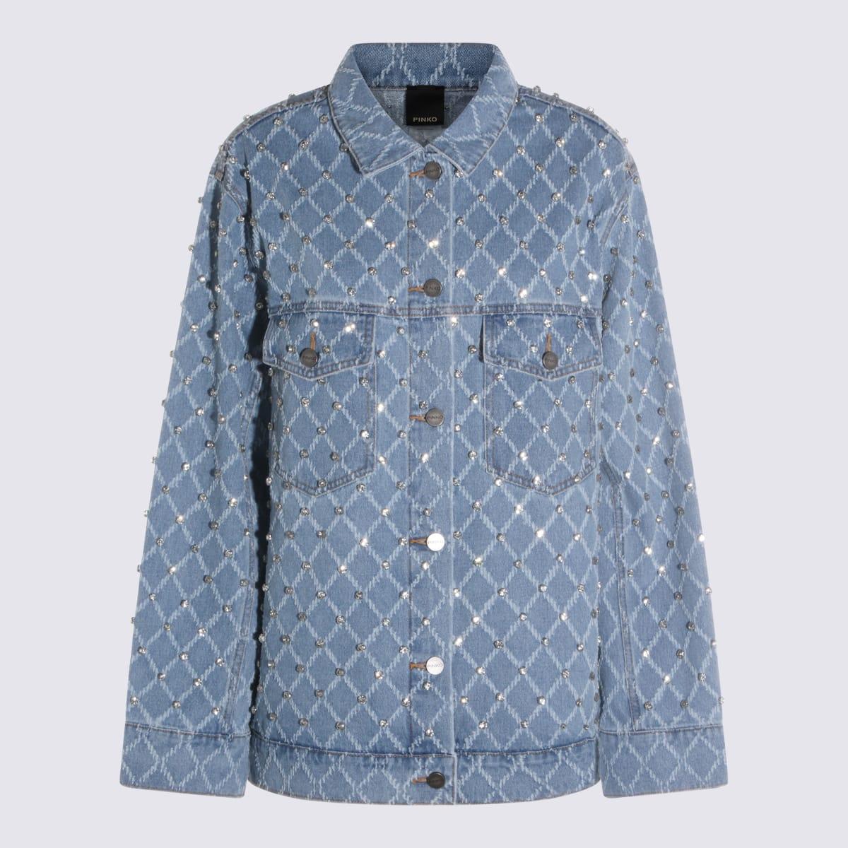 pinko blue cotton shirt