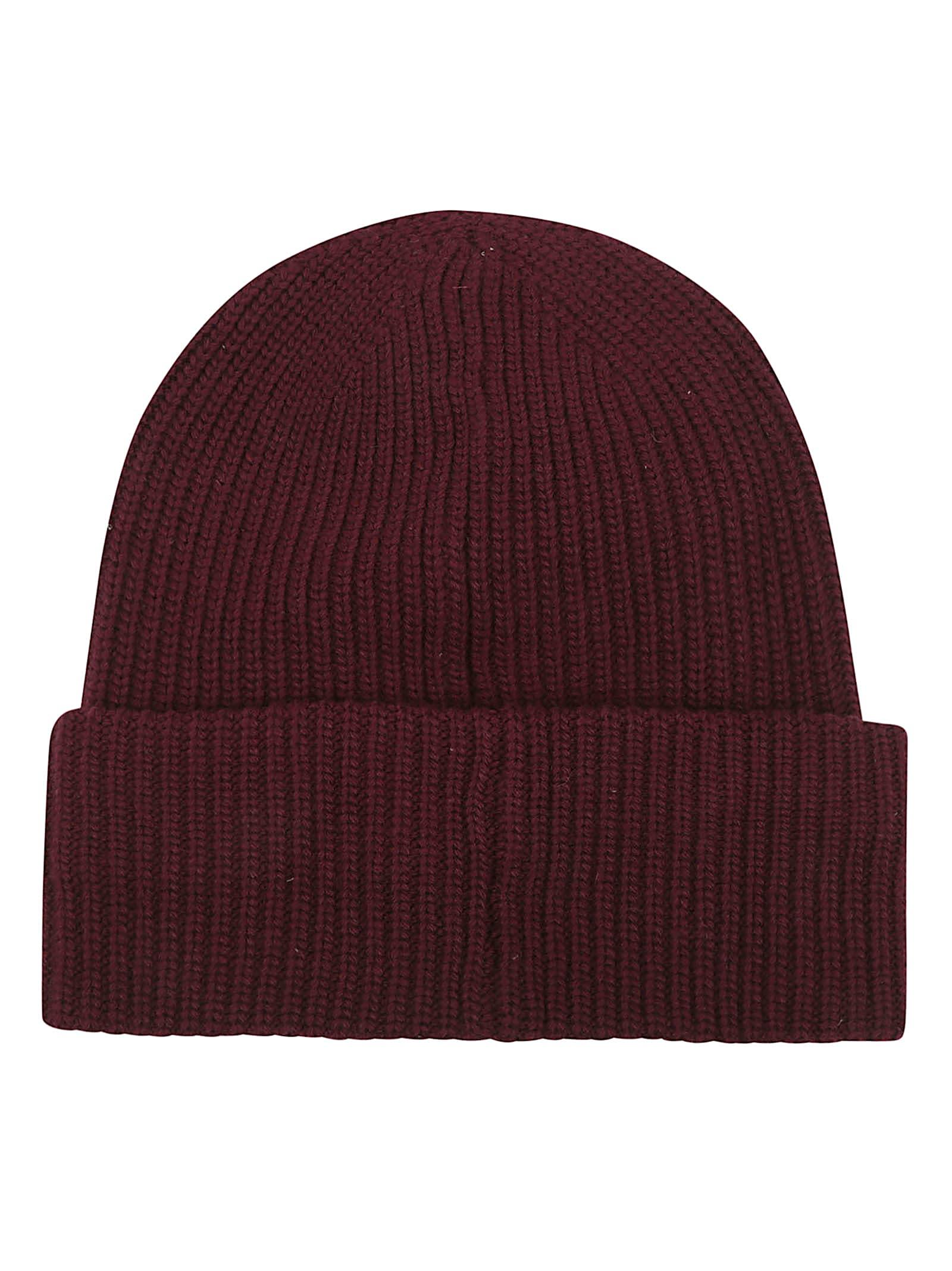 pinko bosnia beanie half english rib