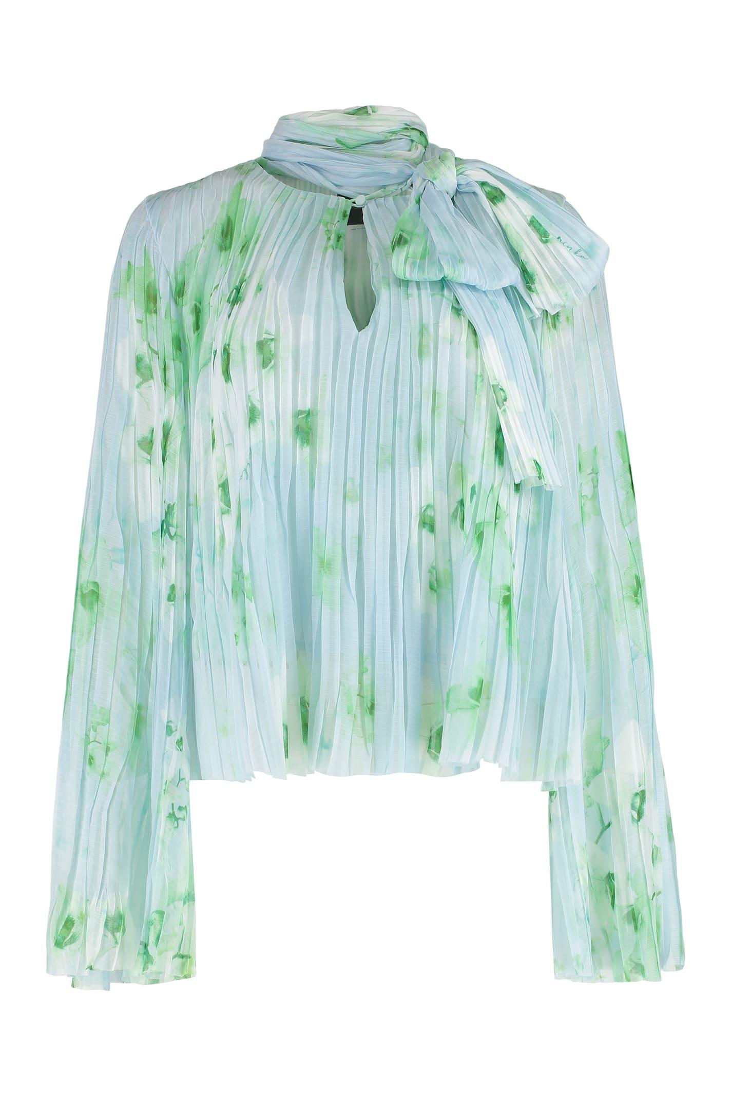 pinko bucero crepe blouse