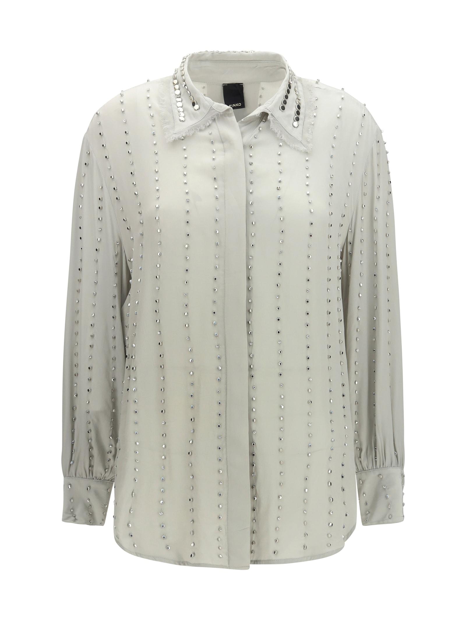 pinko caitlin shirt with metal elements