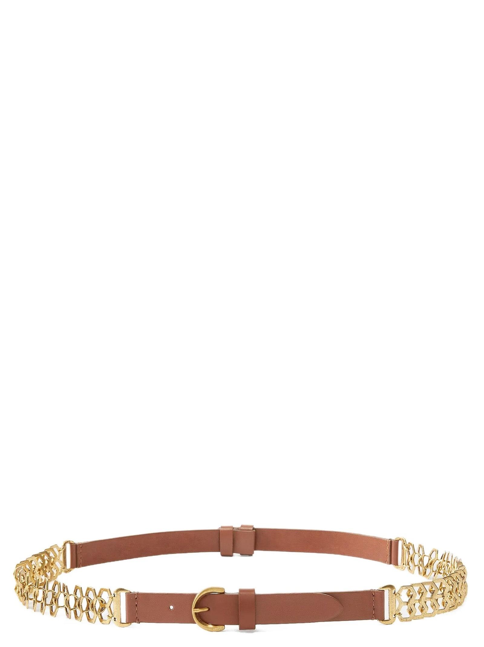 pinko chain insert belt