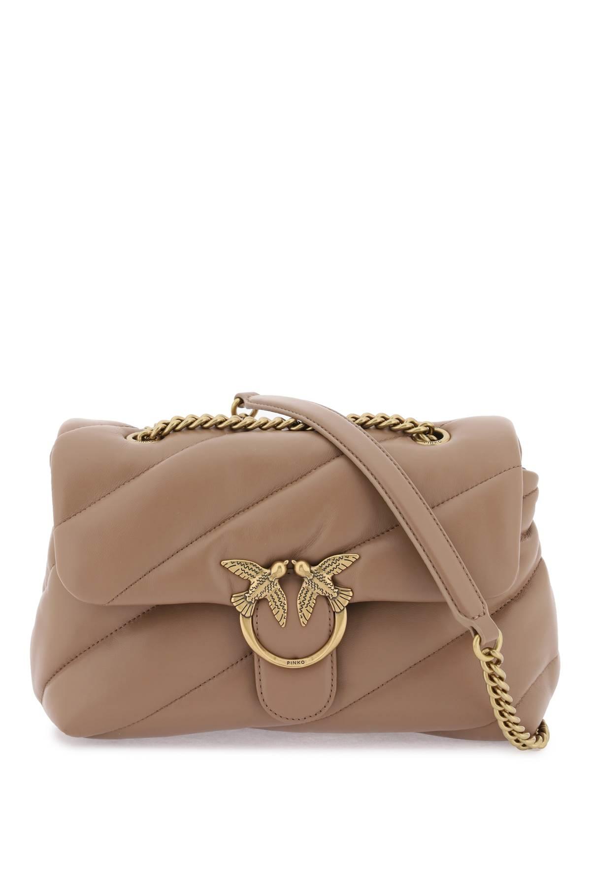 pinko classic love puff logo crossbody bag