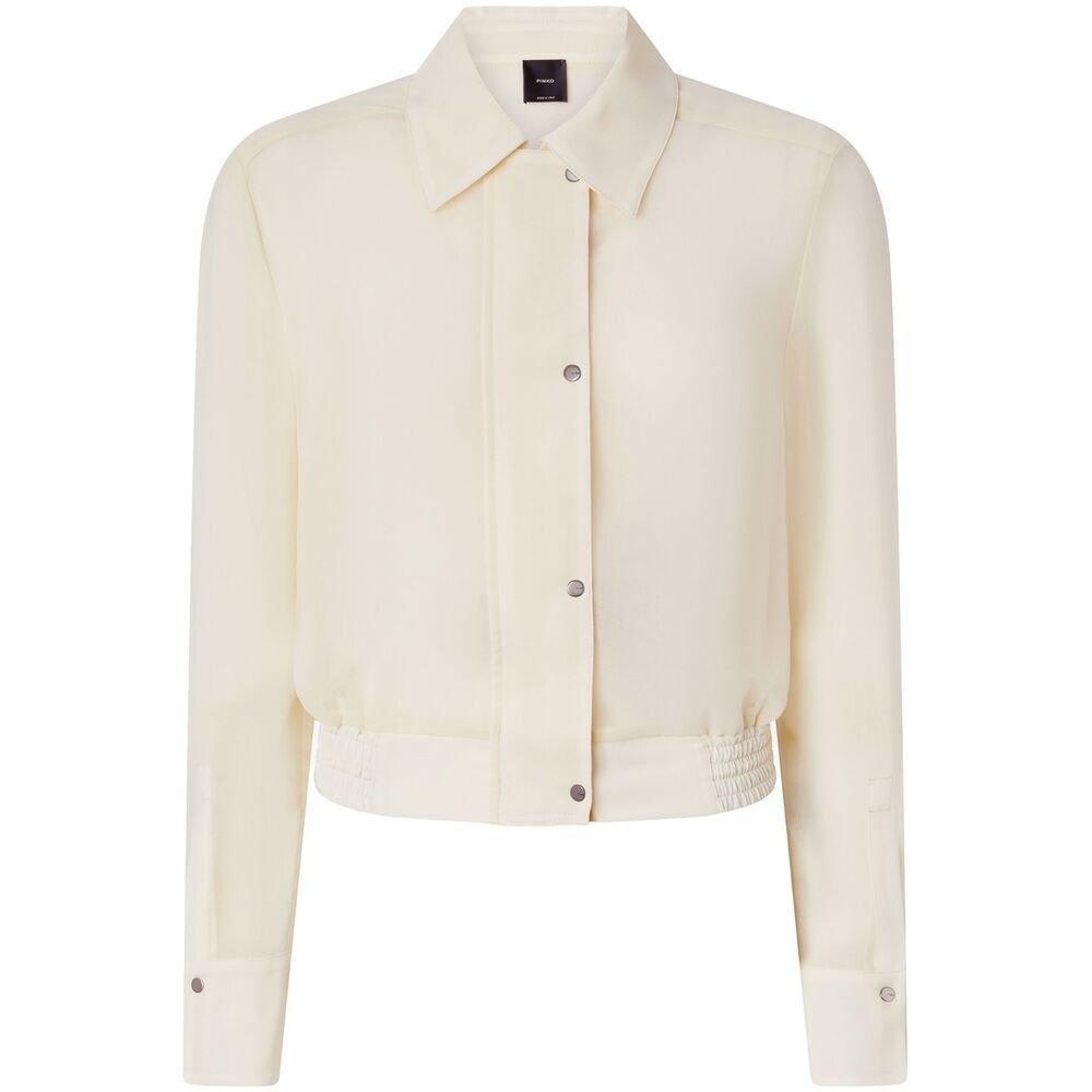 pinko collared button-up jacket
