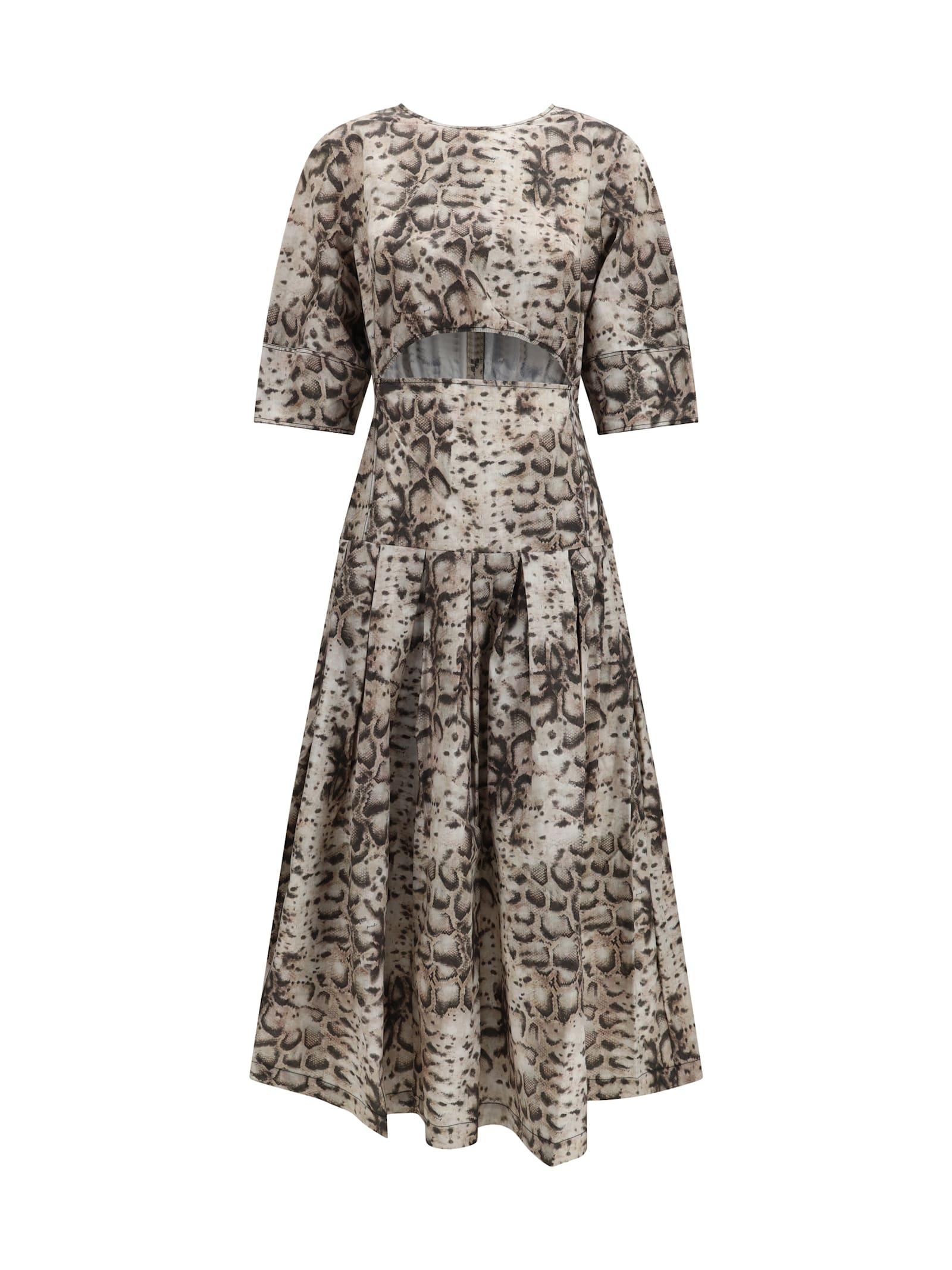 pinko cut-out short dress