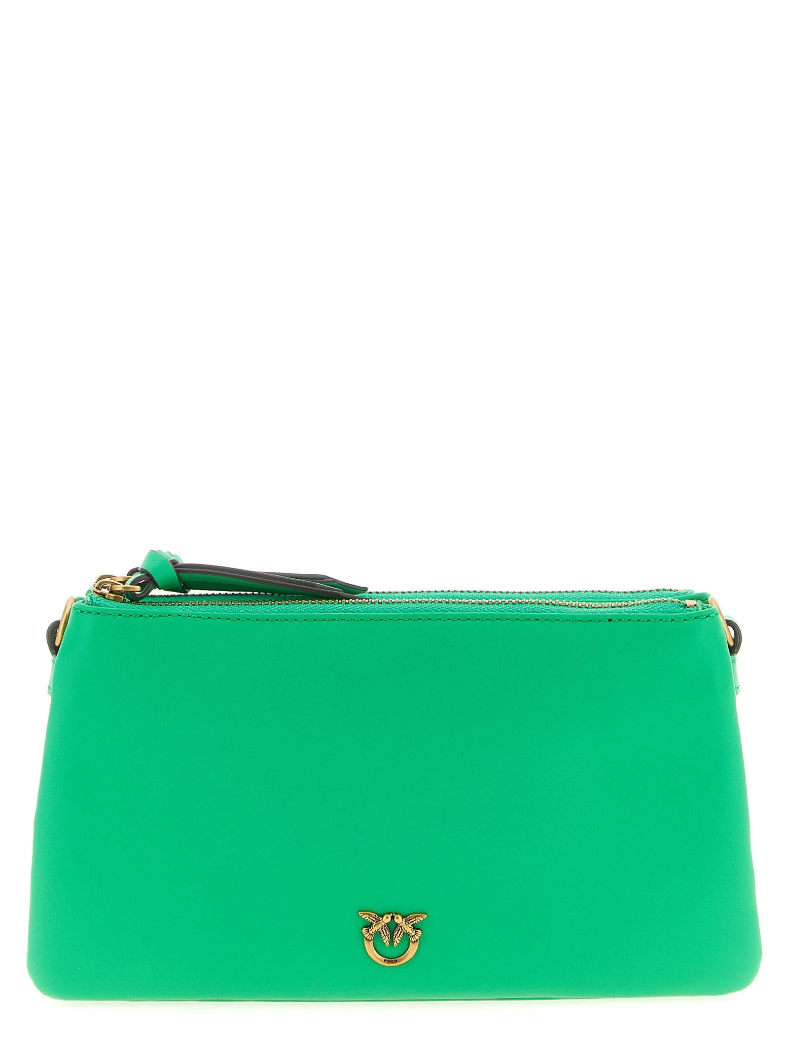 pinko double mini crossbody bag