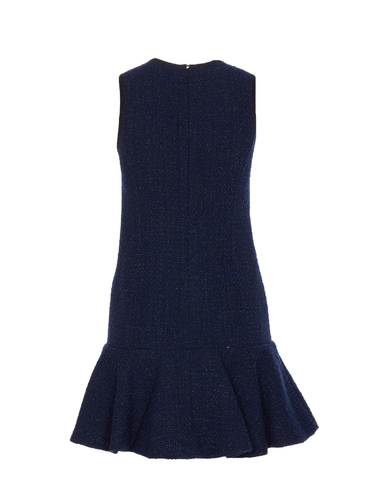 pinko dresses blue polyester - women